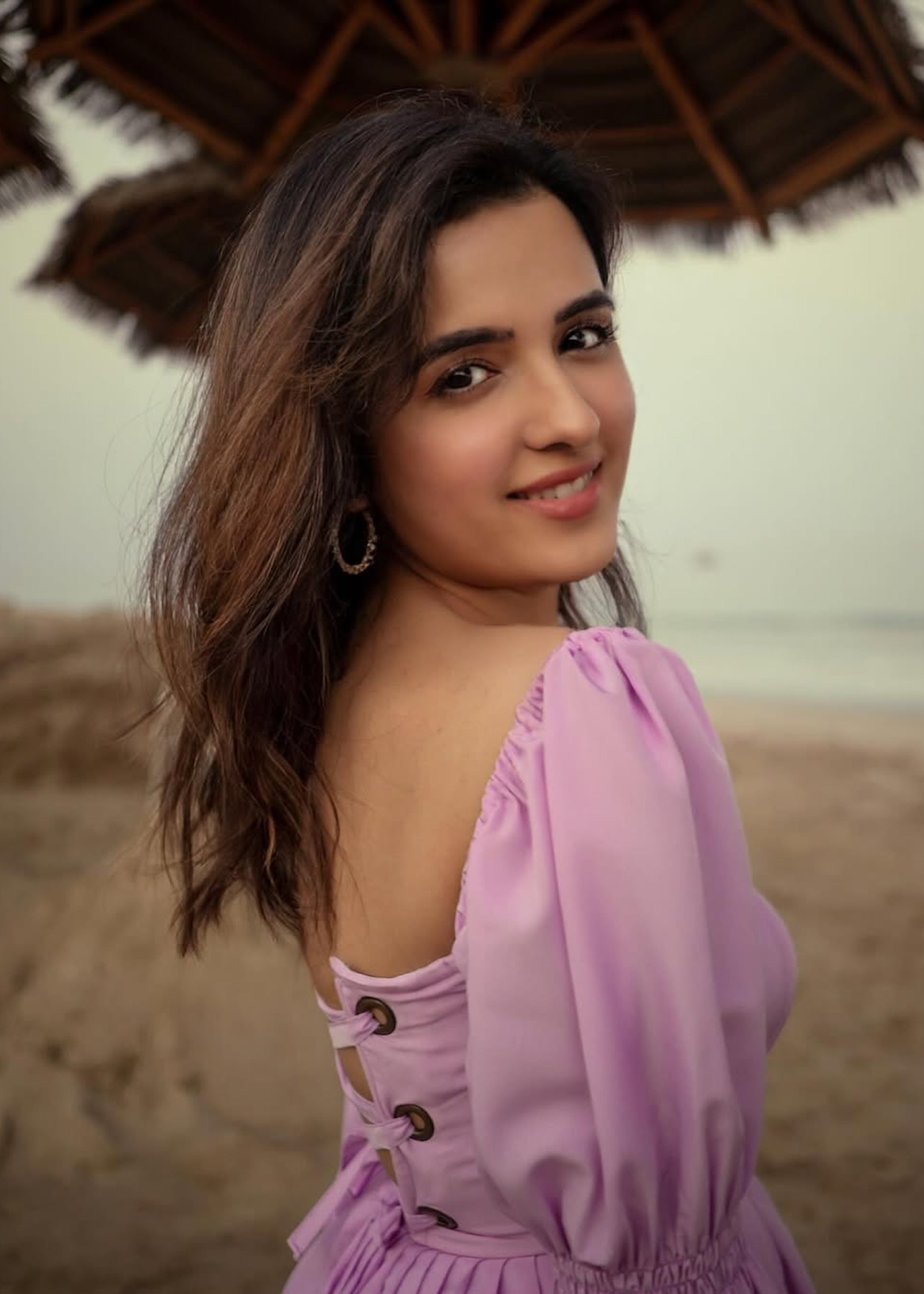 Pixie Lavender Puff Corset Dress