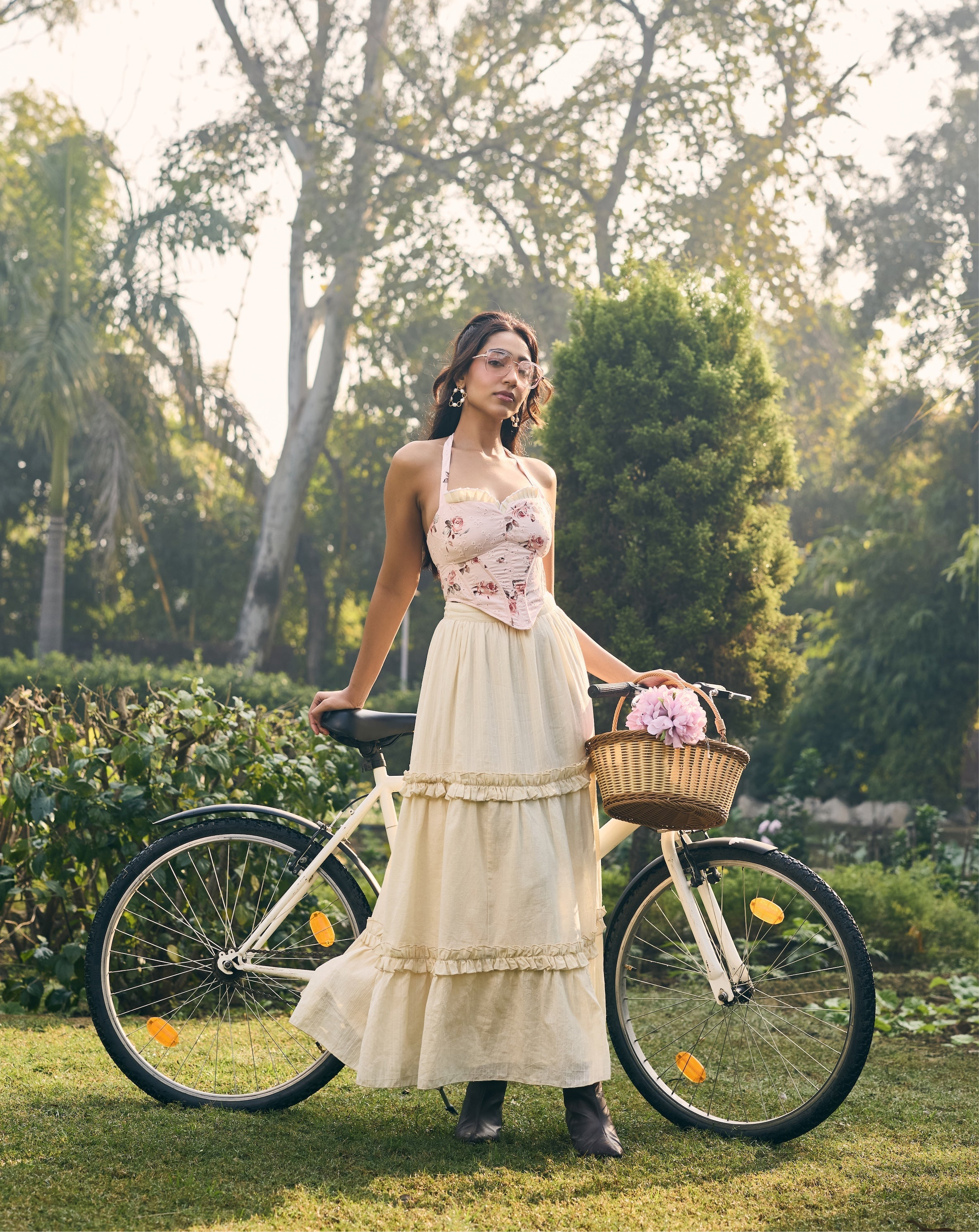 Hayden Off-White Maxi Skirt