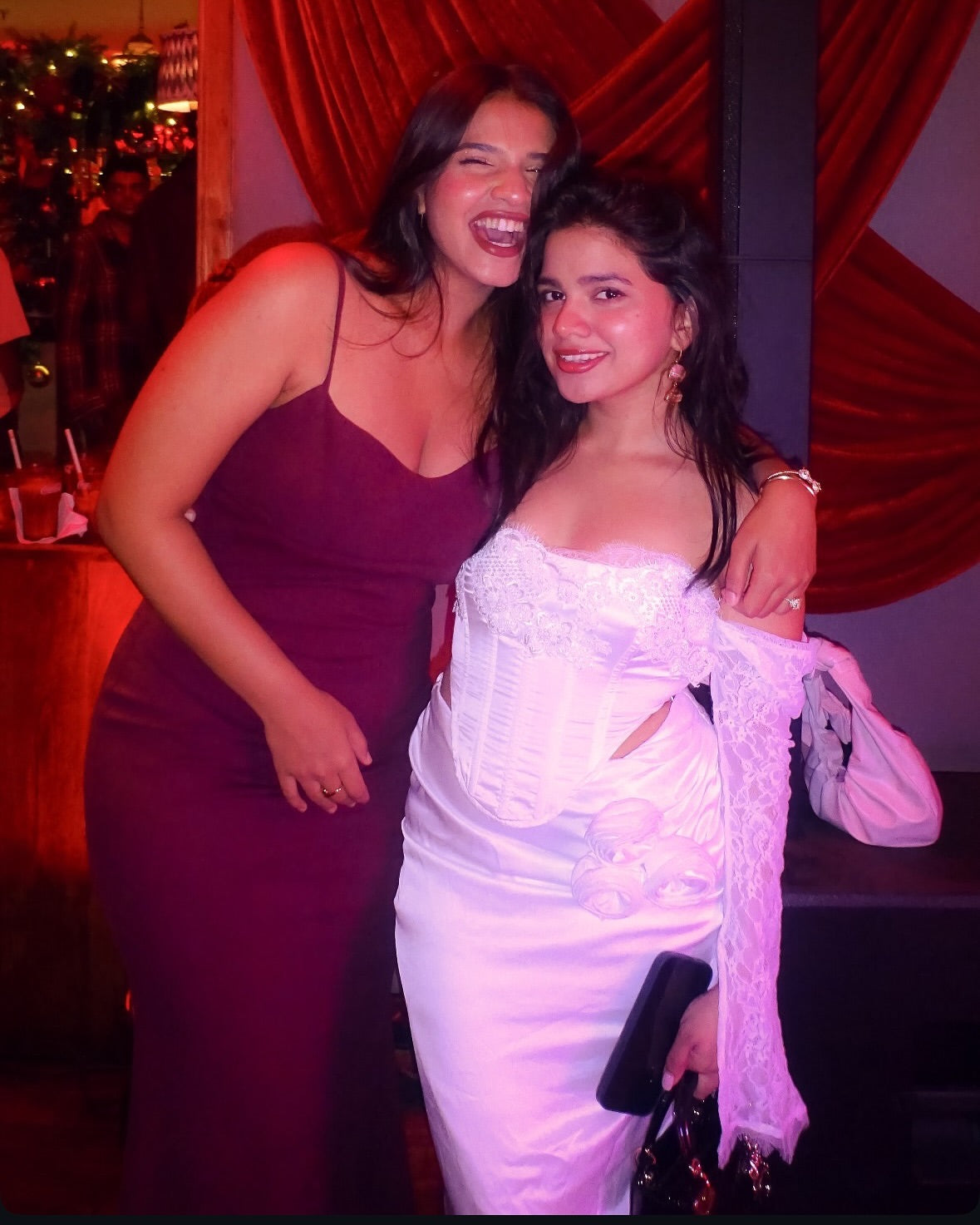 Cataleya White Embellished Strapless Corset Top with Lace Bolero