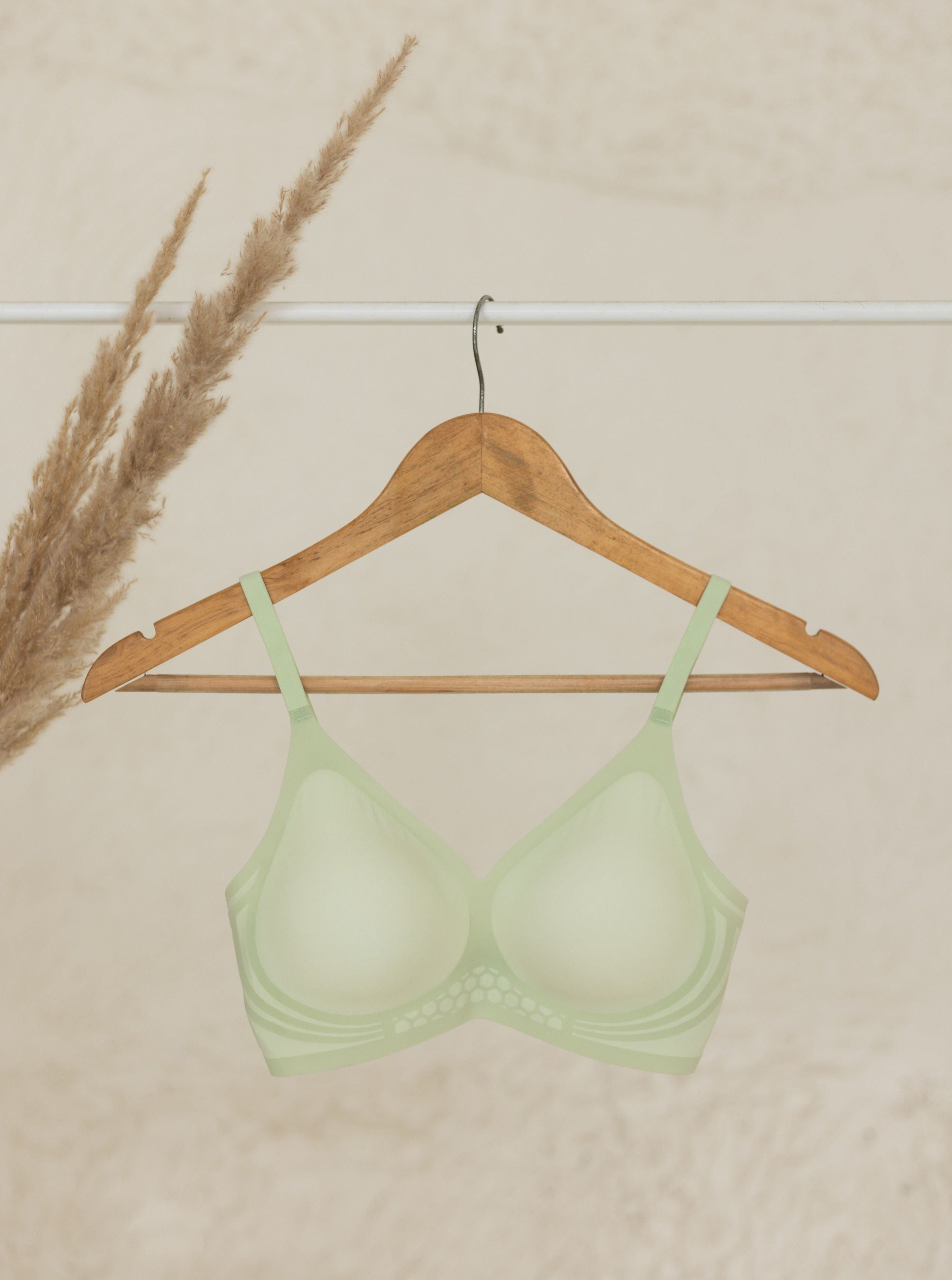Buy Our Cali Sage Green Non-Wired Padded Bra – Lea Clothing Co.