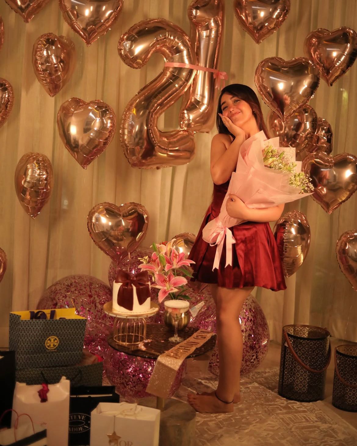 Dora Maroon Satin Mini Corset Dress