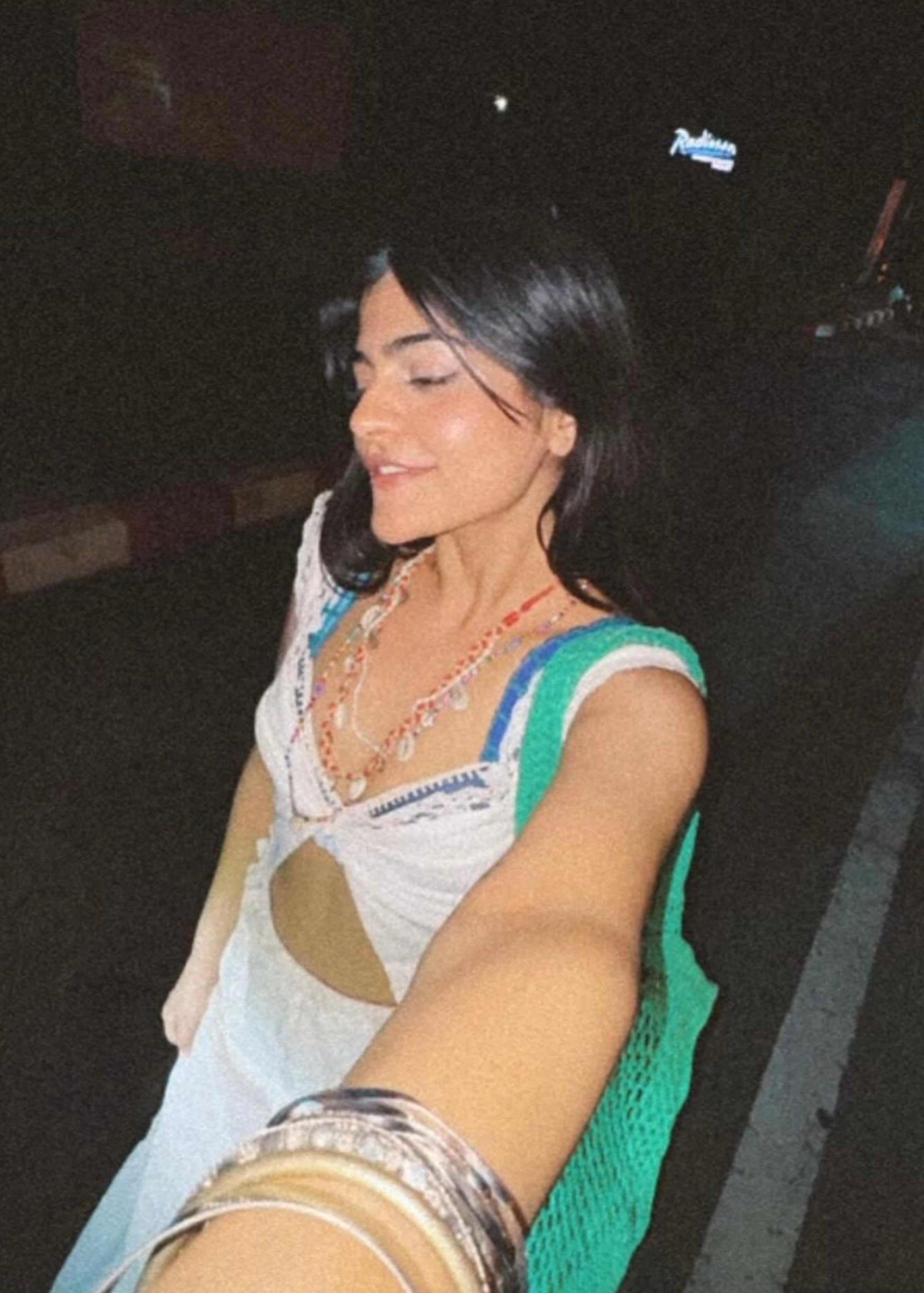 "Journee White Embroidered Cotton Top and Skirt Set: Fresh and airy white cotton set with intricate embroidery, including a top and skirt."