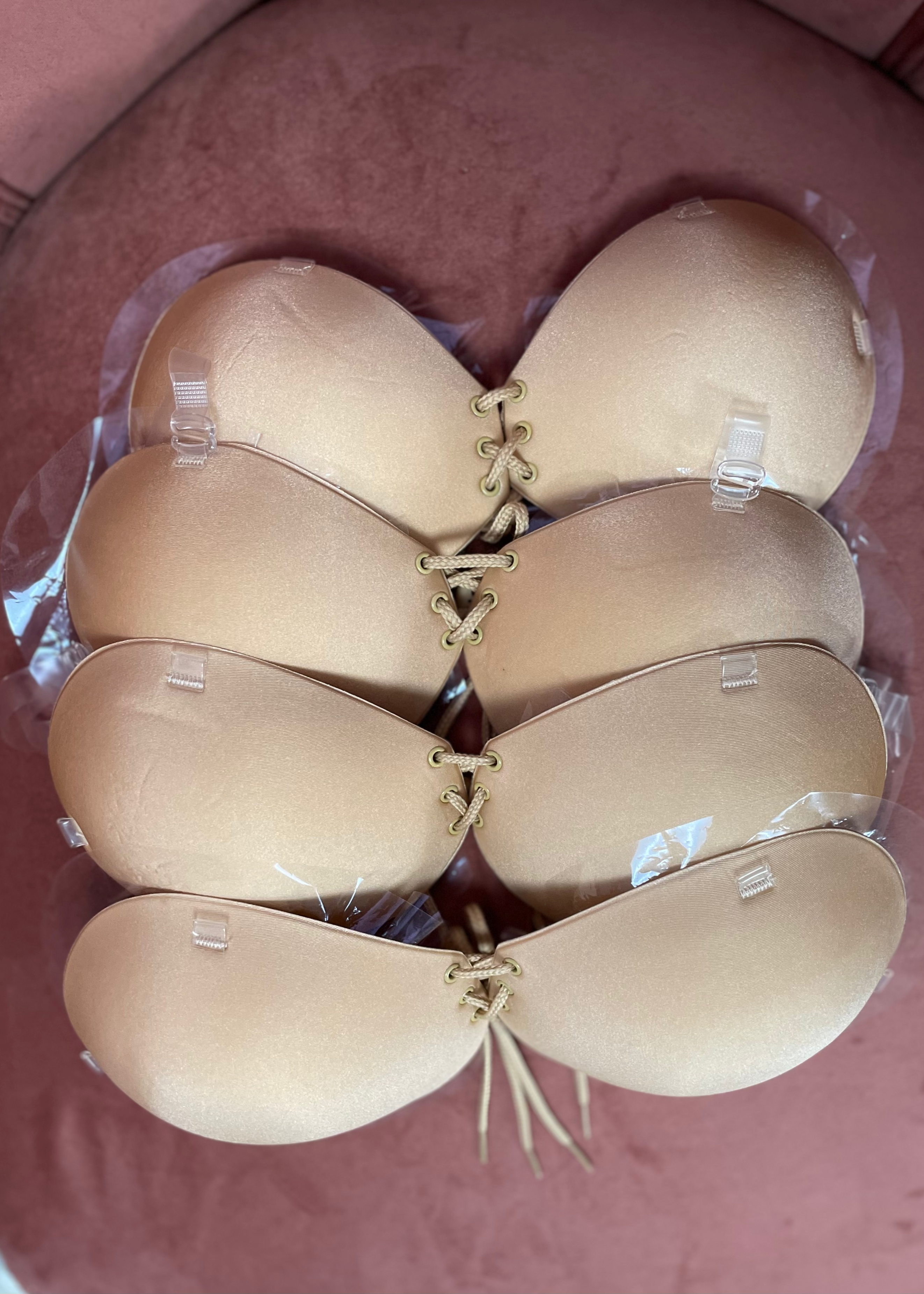 Buy Our Kim Nude Adjustable Stick-On Bra with Straps