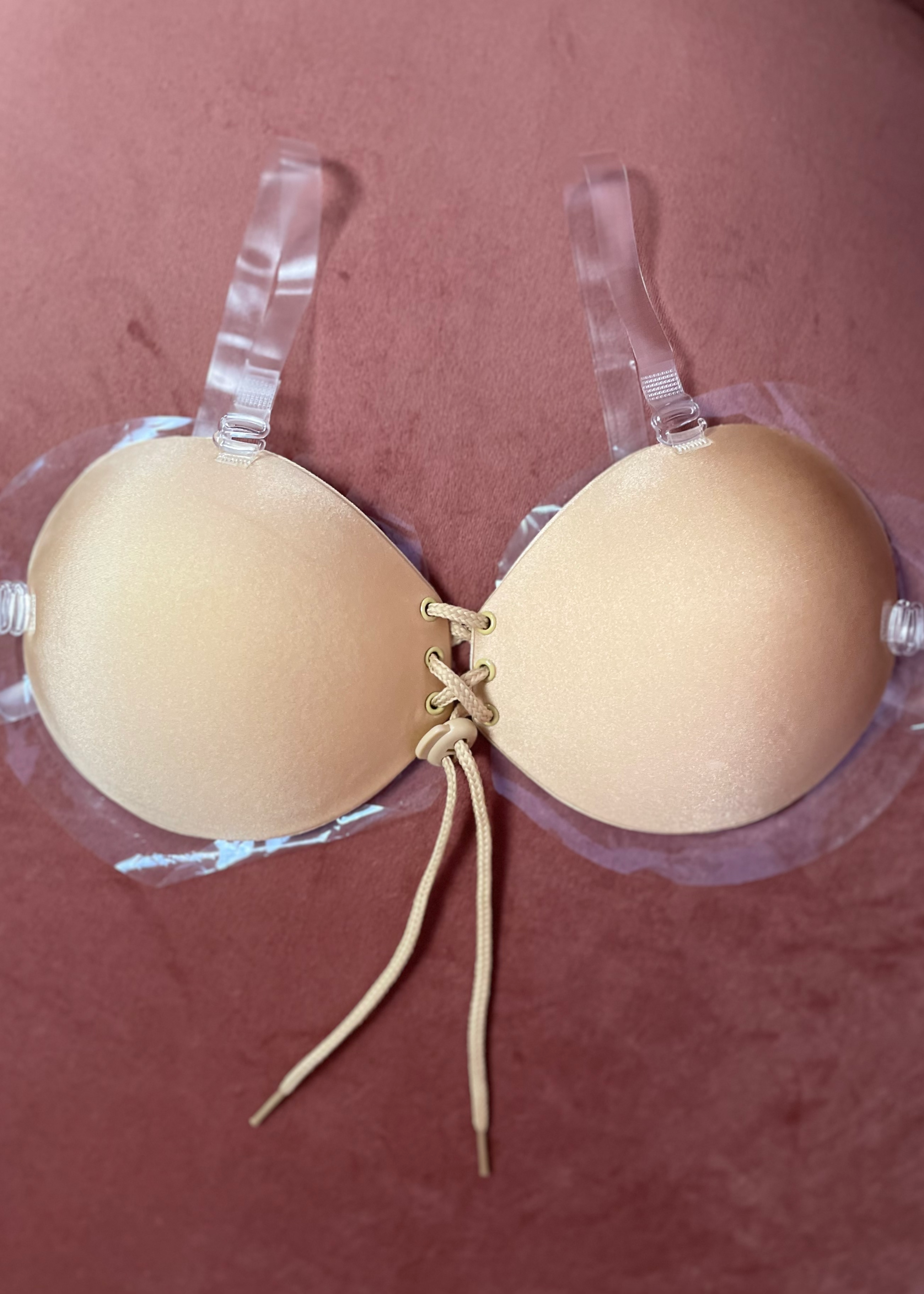 Buy Our Kim Nude Adjustable Stick-On Bra with Straps