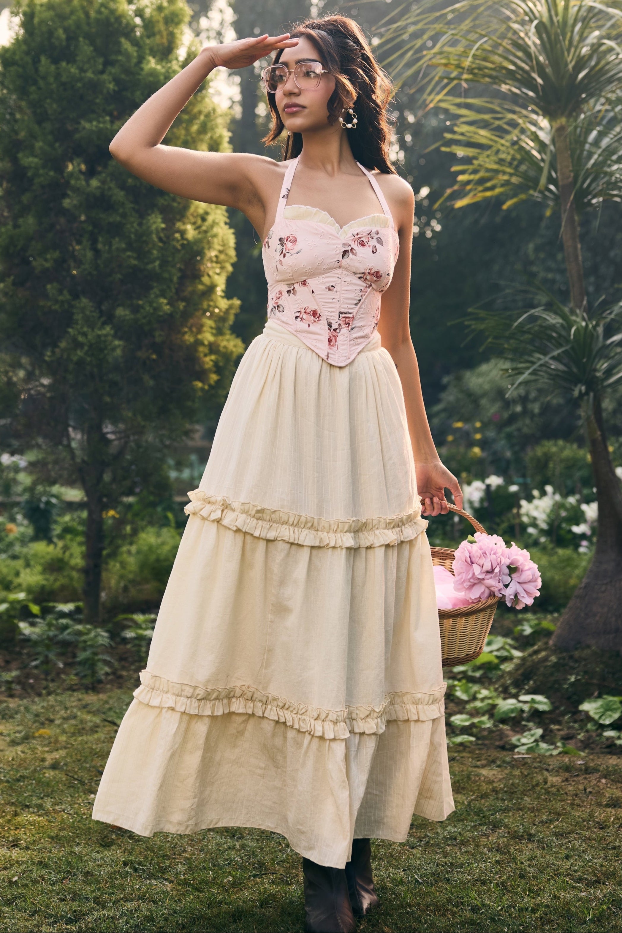 Hayden Off-White Maxi Skirt