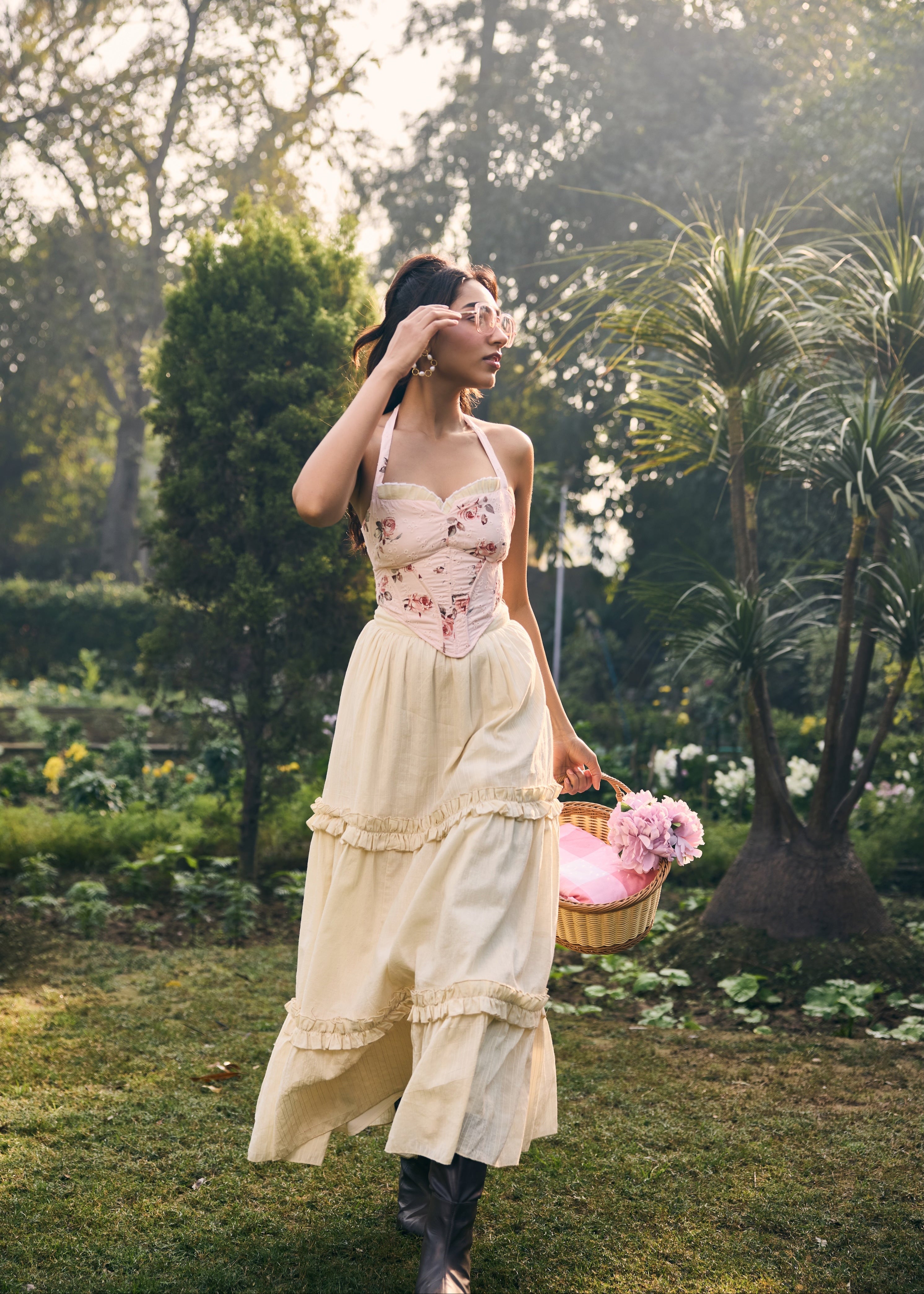 Hayden Off-White Maxi Skirt