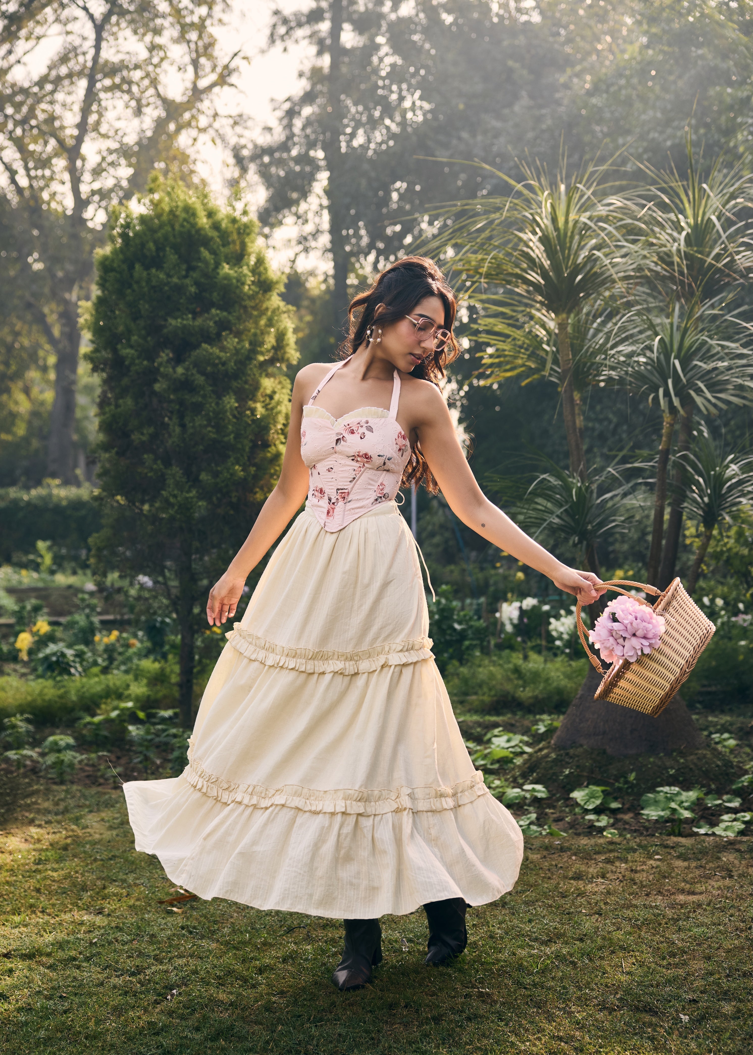 Hayden Off-White Maxi Skirt