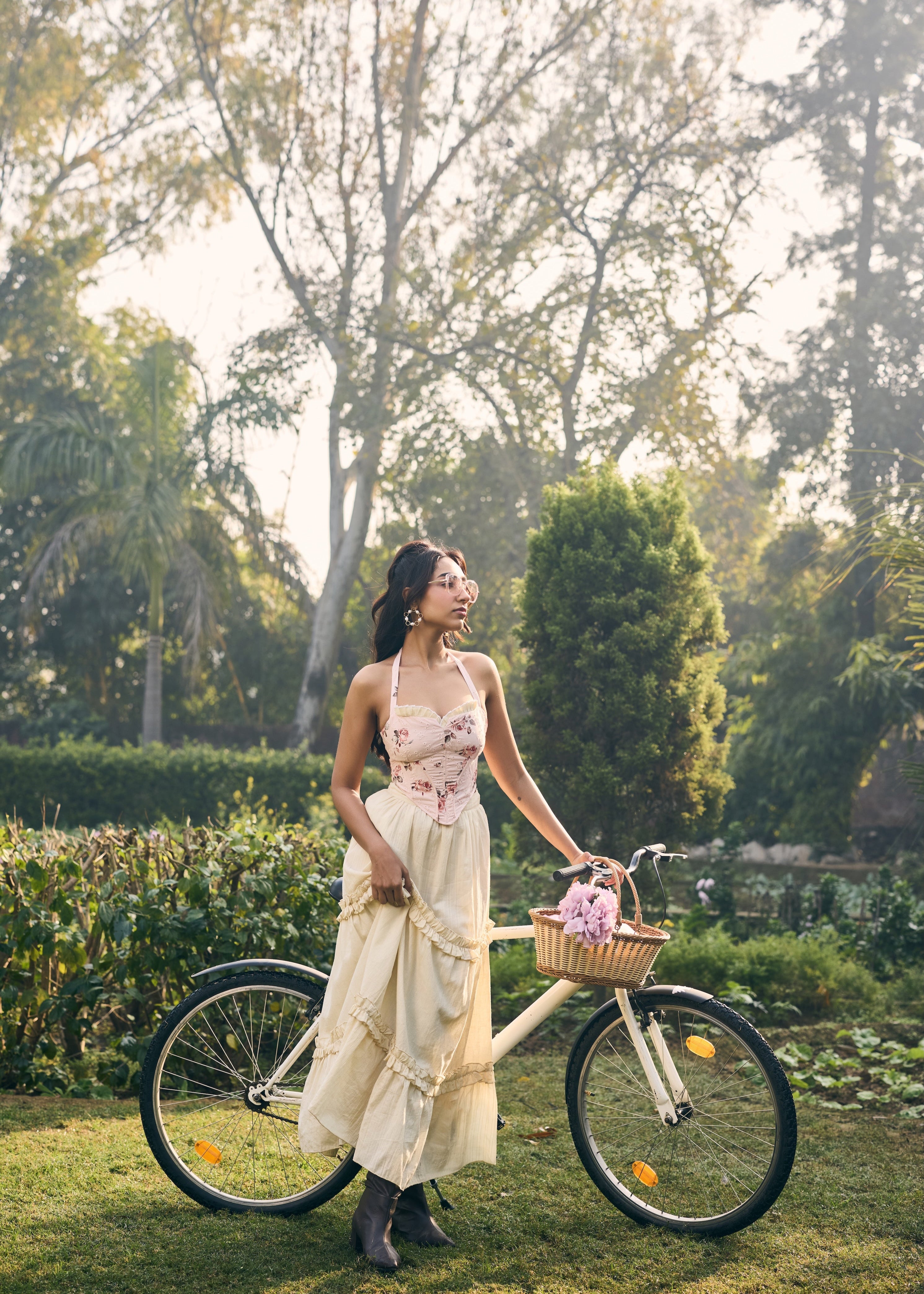 Hayden Off-White Maxi Skirt