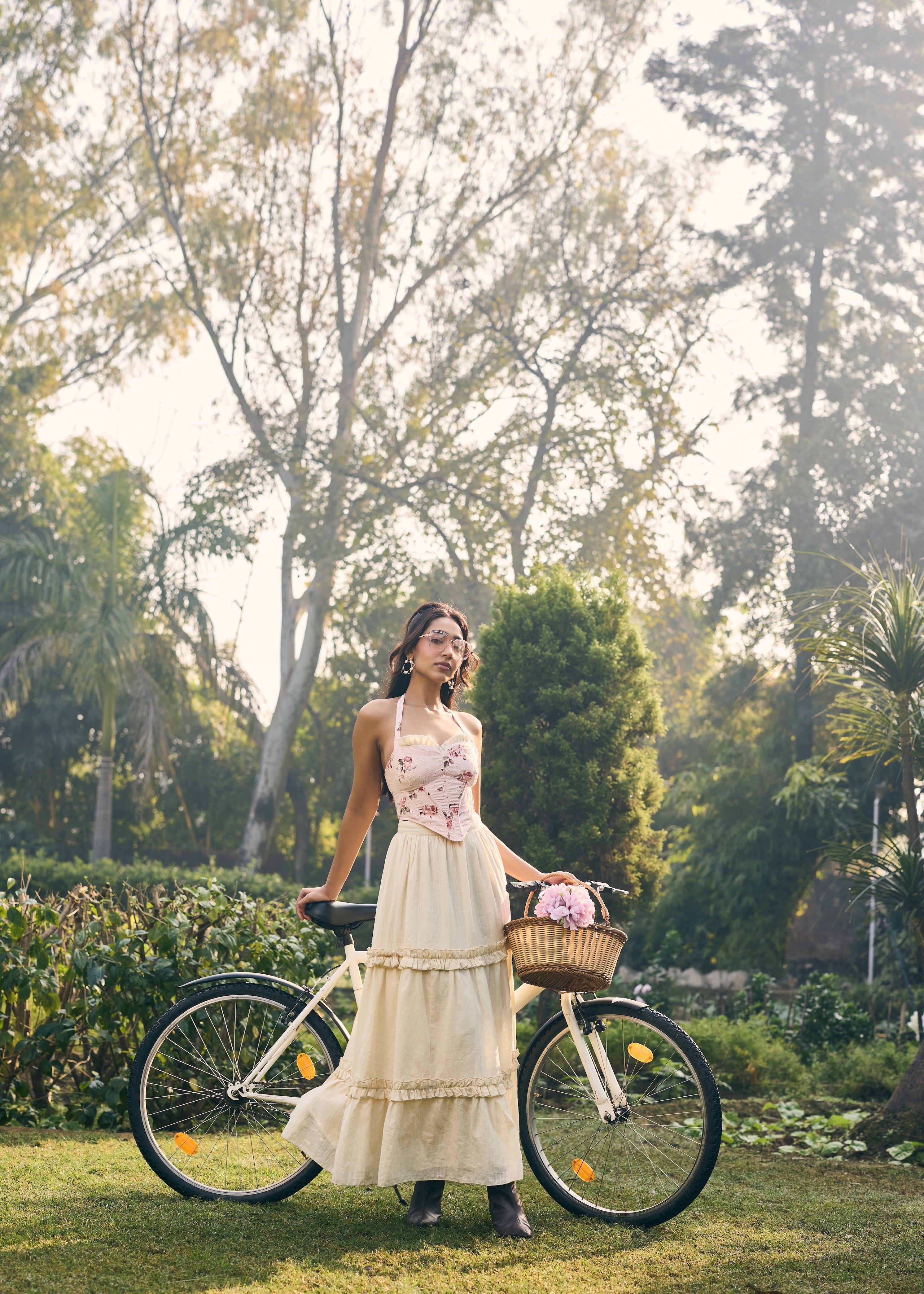 Hayden Off-White Maxi Skirt