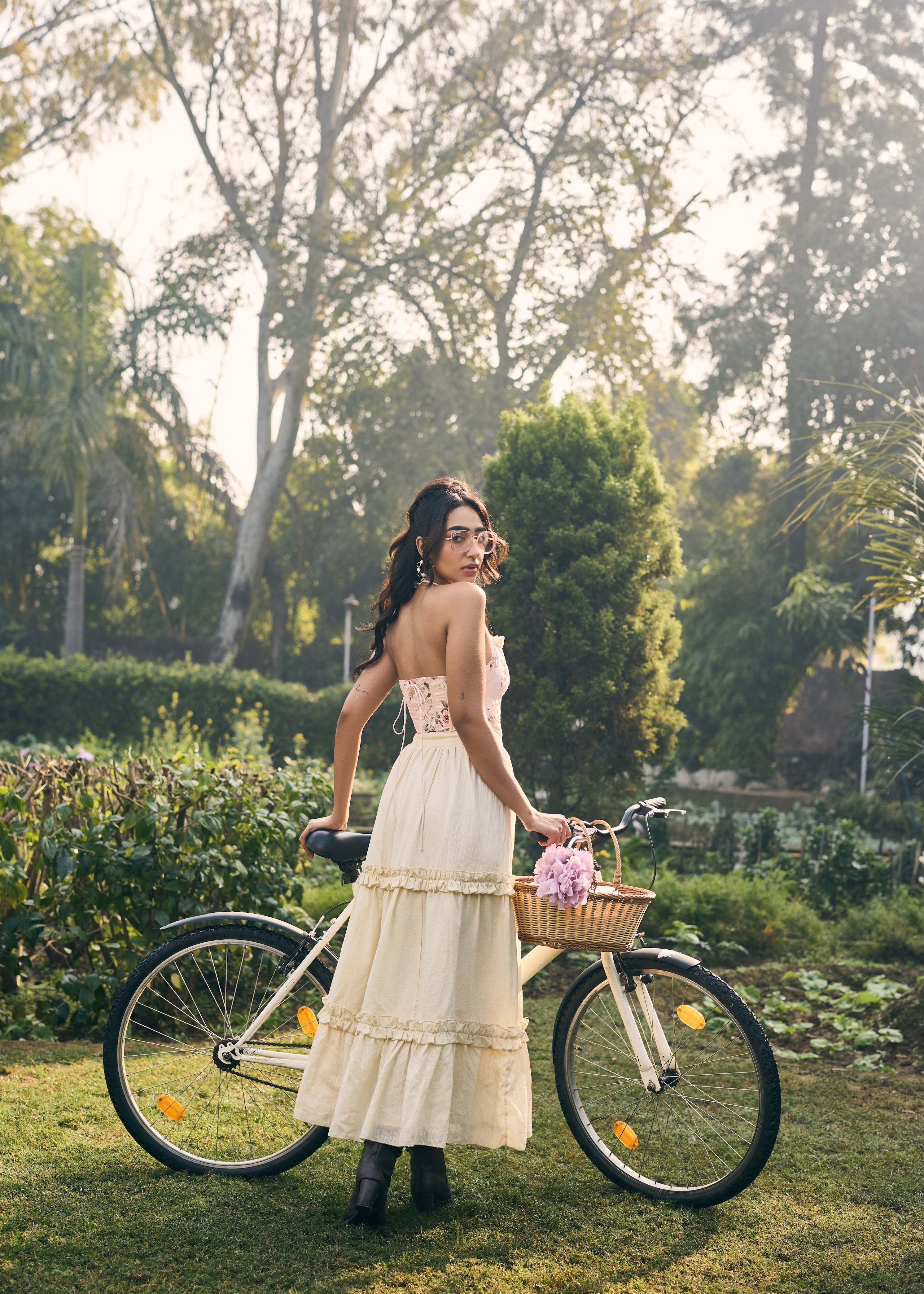 Hayden Off-White Maxi Skirt