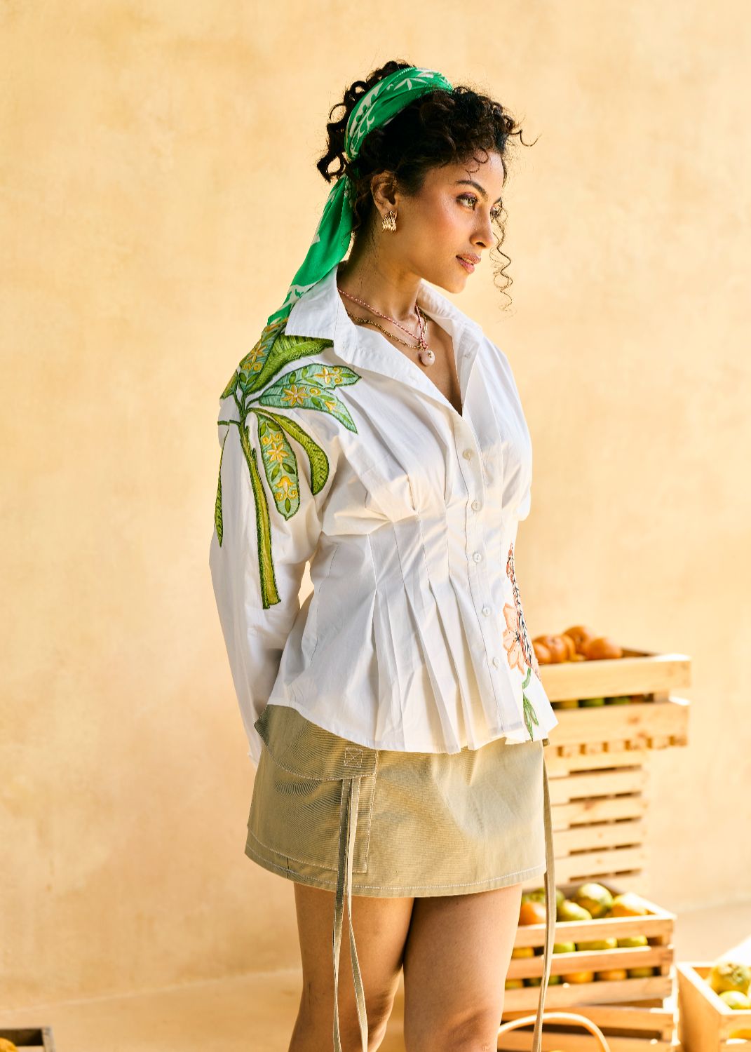 Harriot Utility Mini Skirt