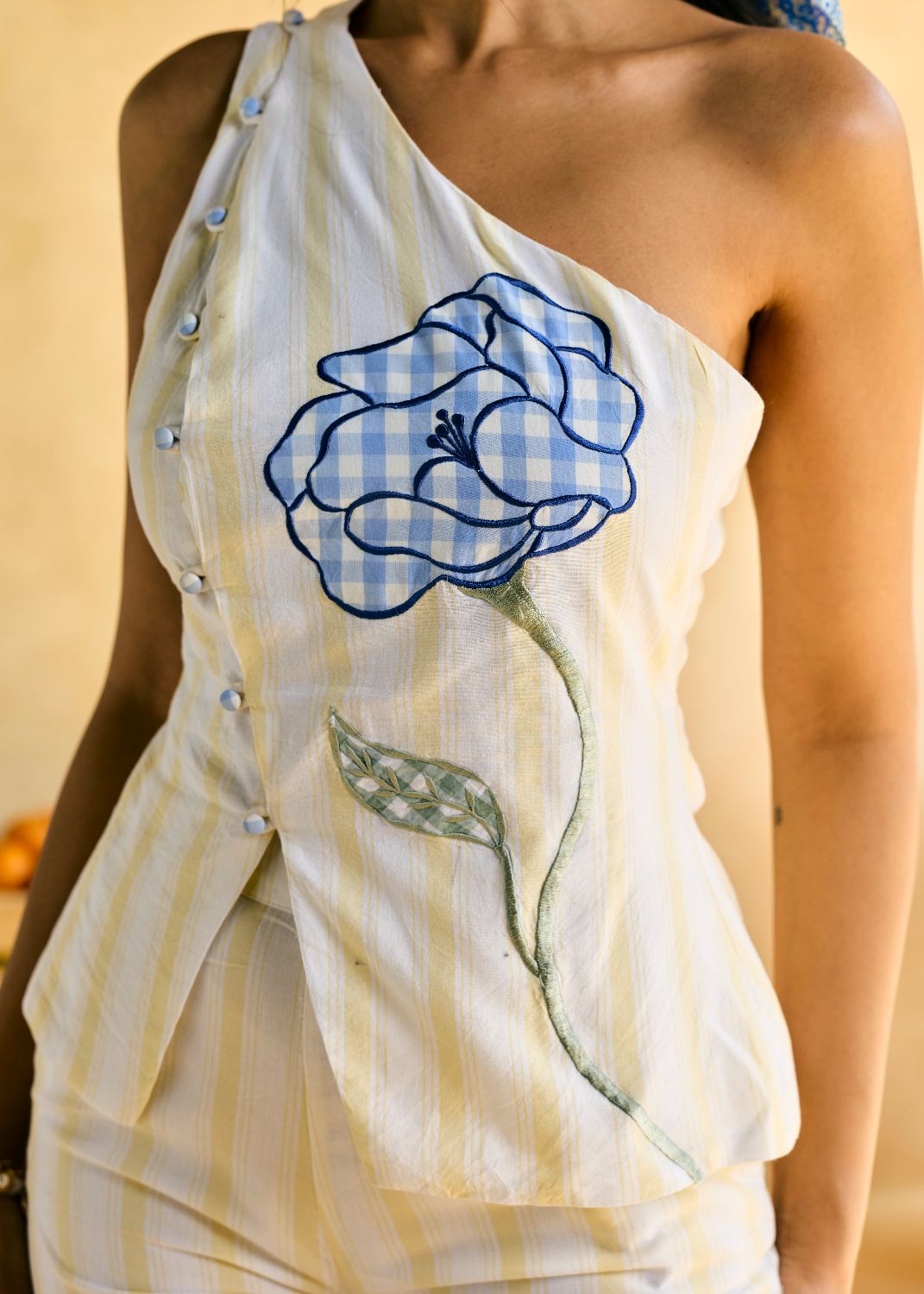 Phool One-Shoulder Top