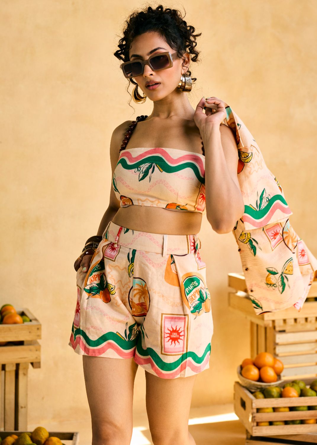 Ambi Breeze Tropical Print Shirt