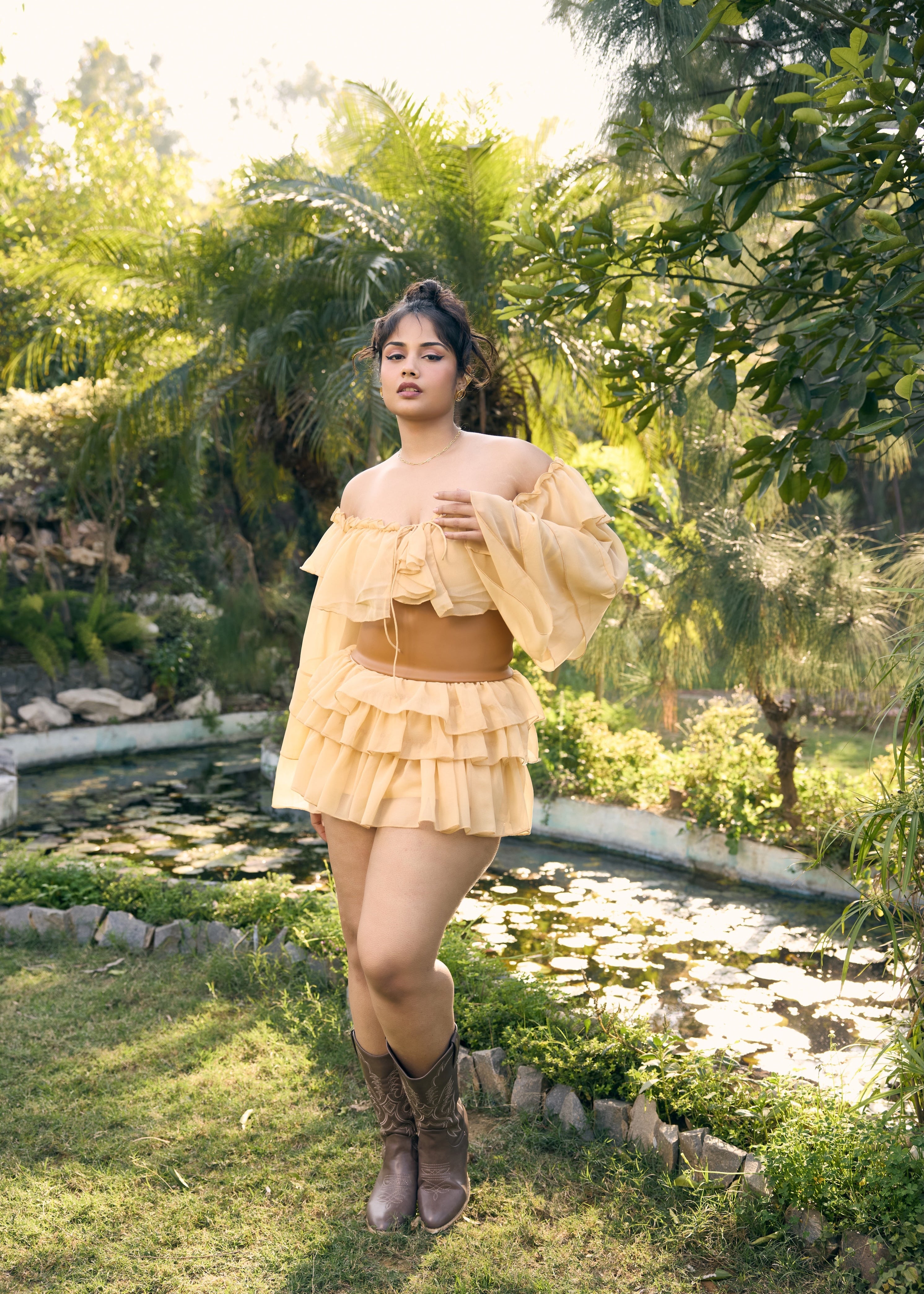 Eileen Tan Frill Mini Skort