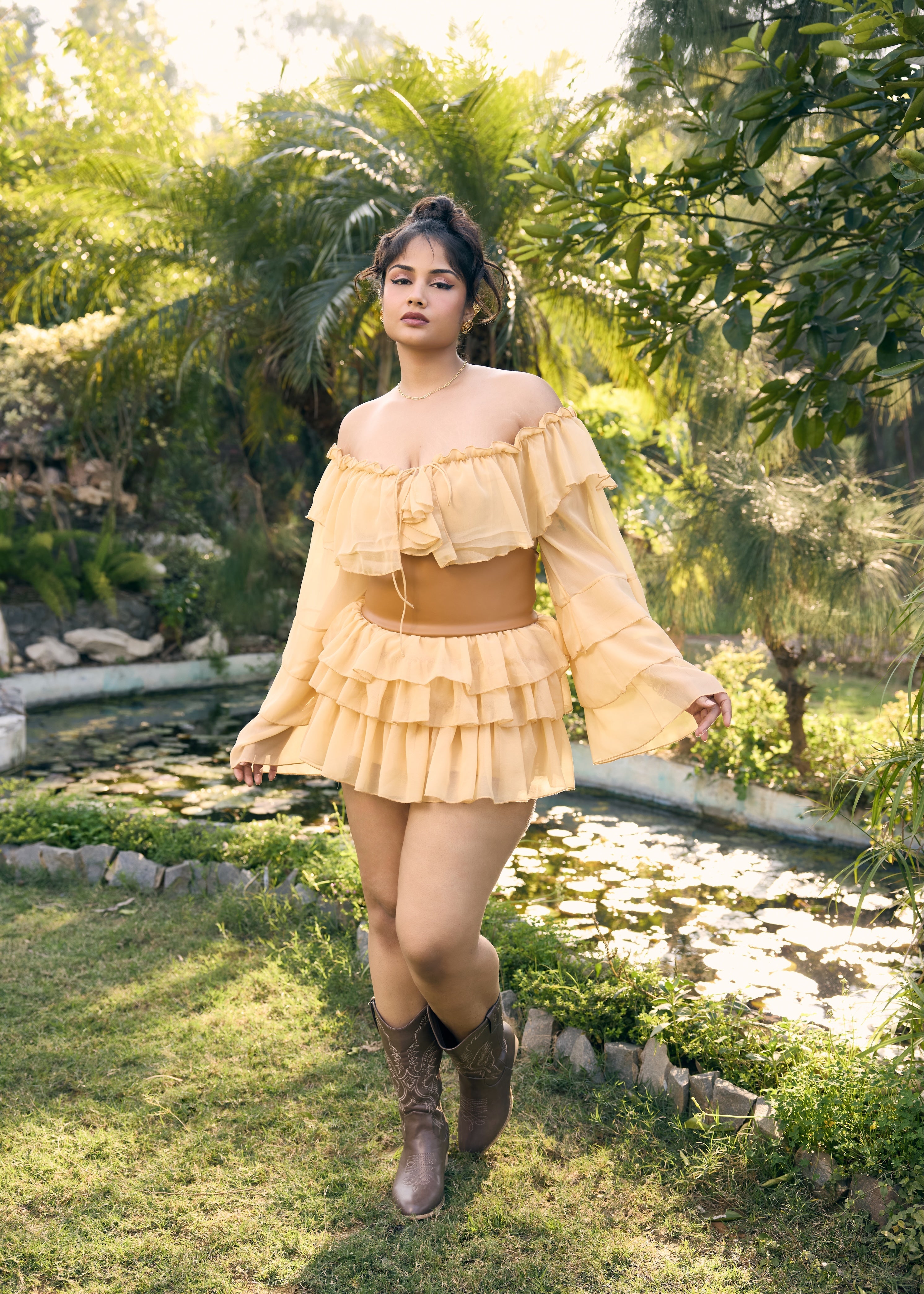 Eileen Tan Frill Mini Skort