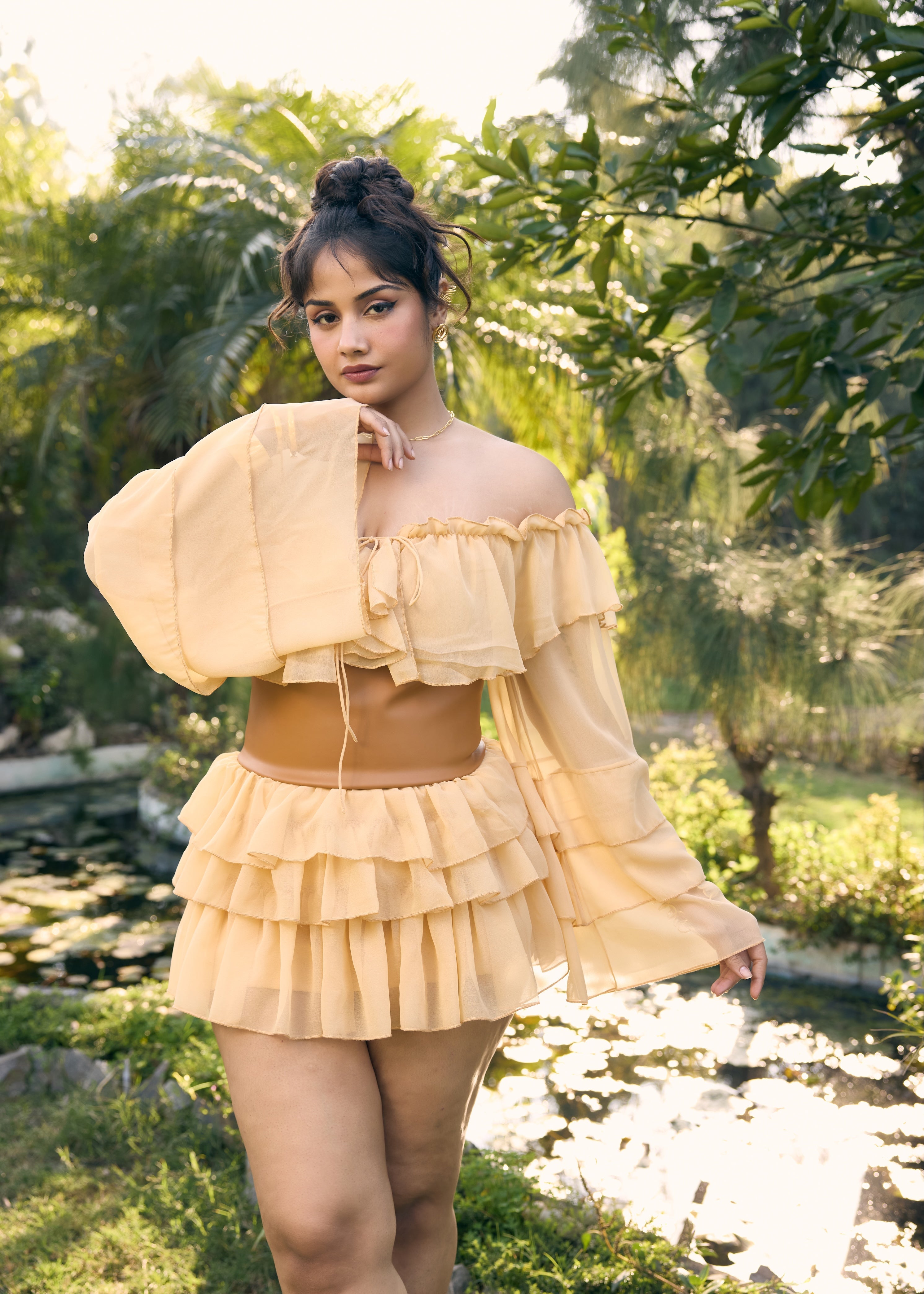 Eileen Tan Frill Mini Skort