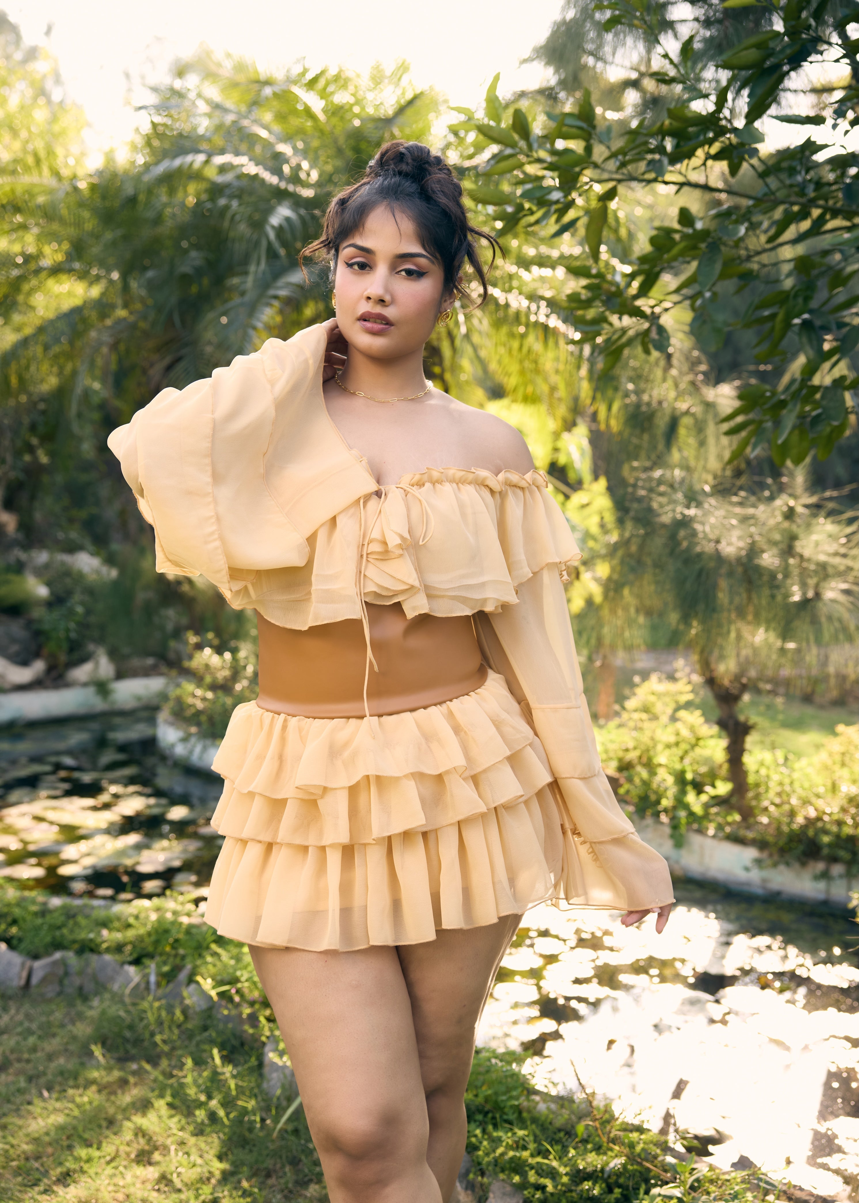 Eileen Tan Frill Mini Skort