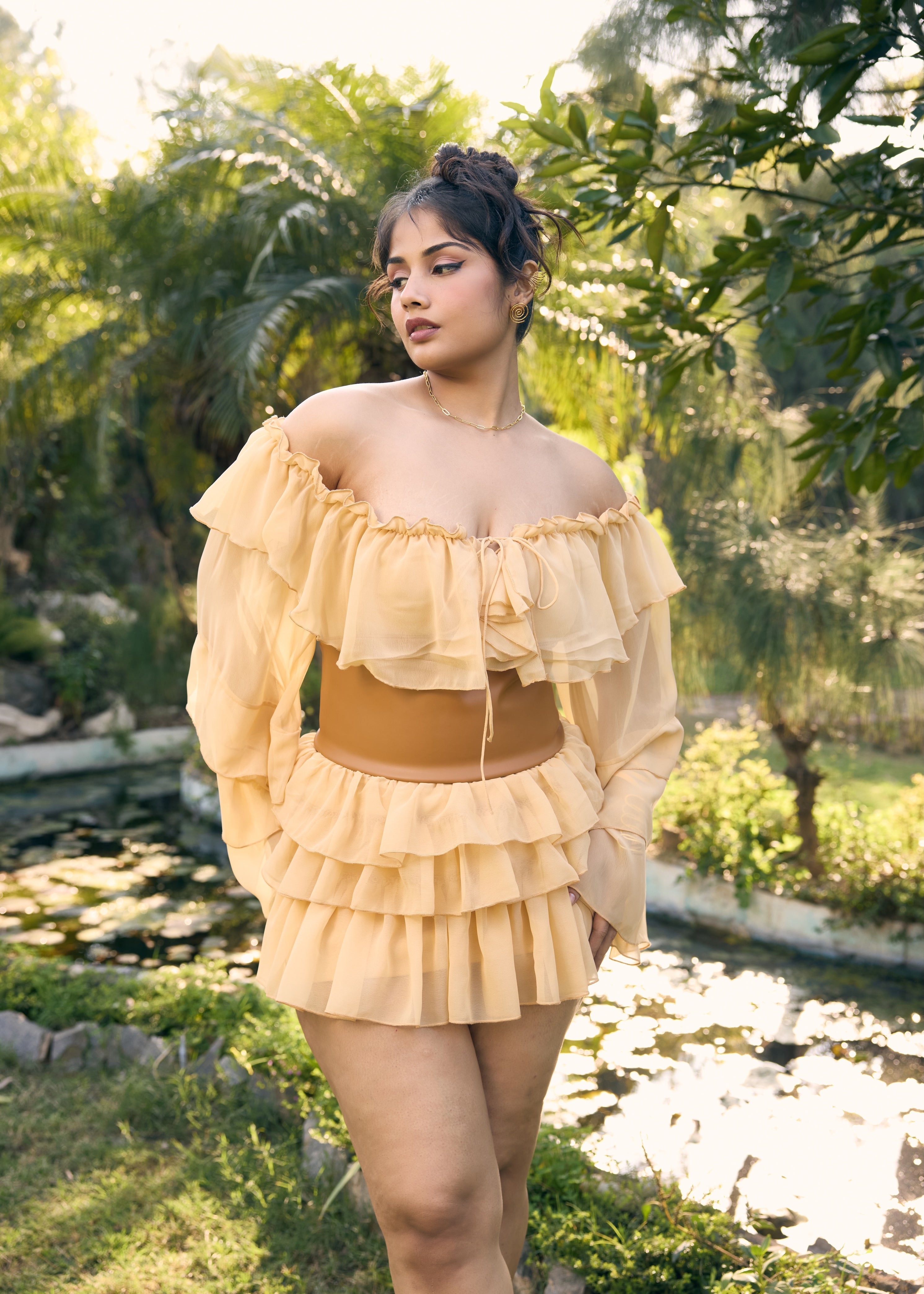 Eileen Tan Frill Mini Skort