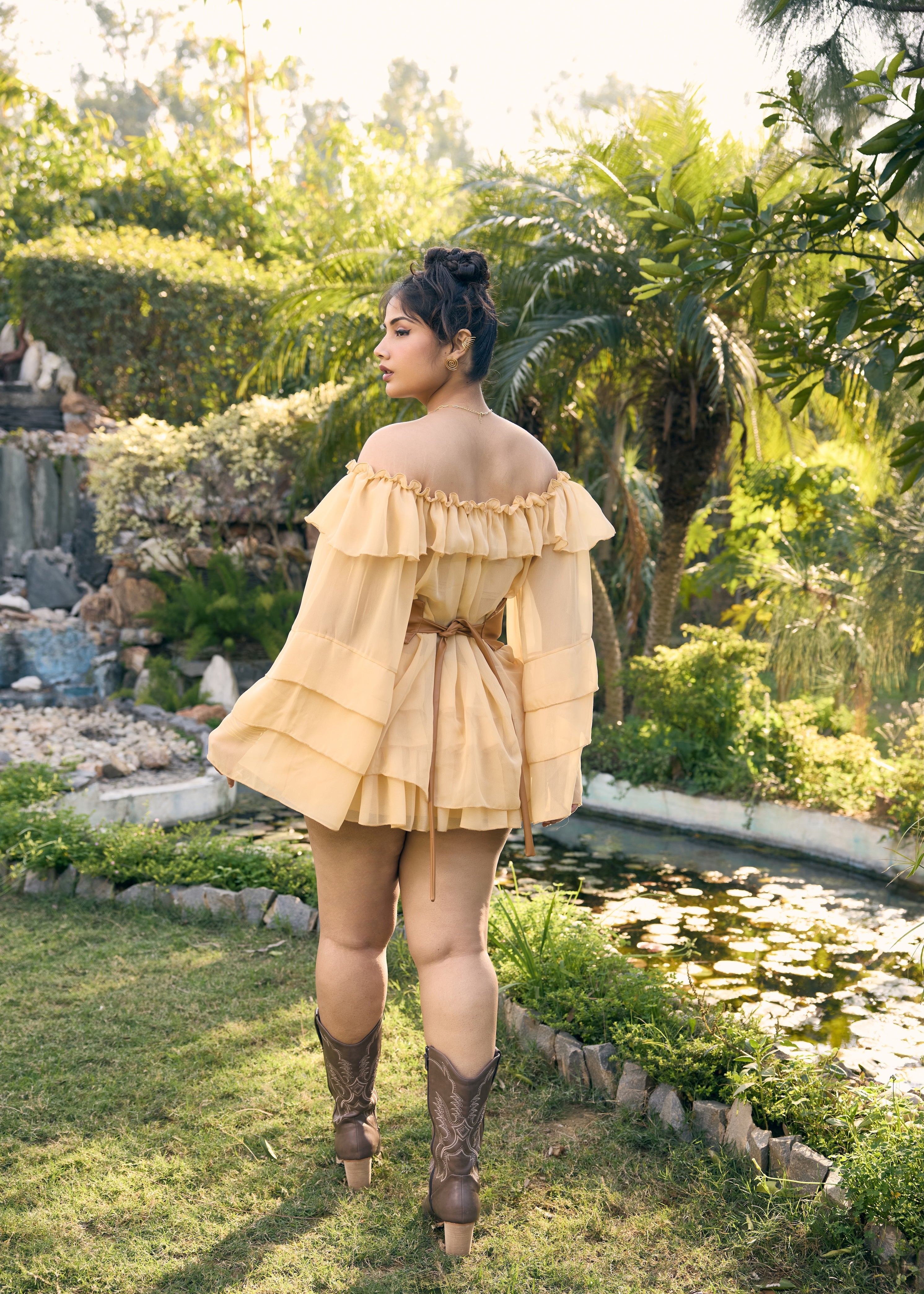 Eileen Tan Frill Mini Skort