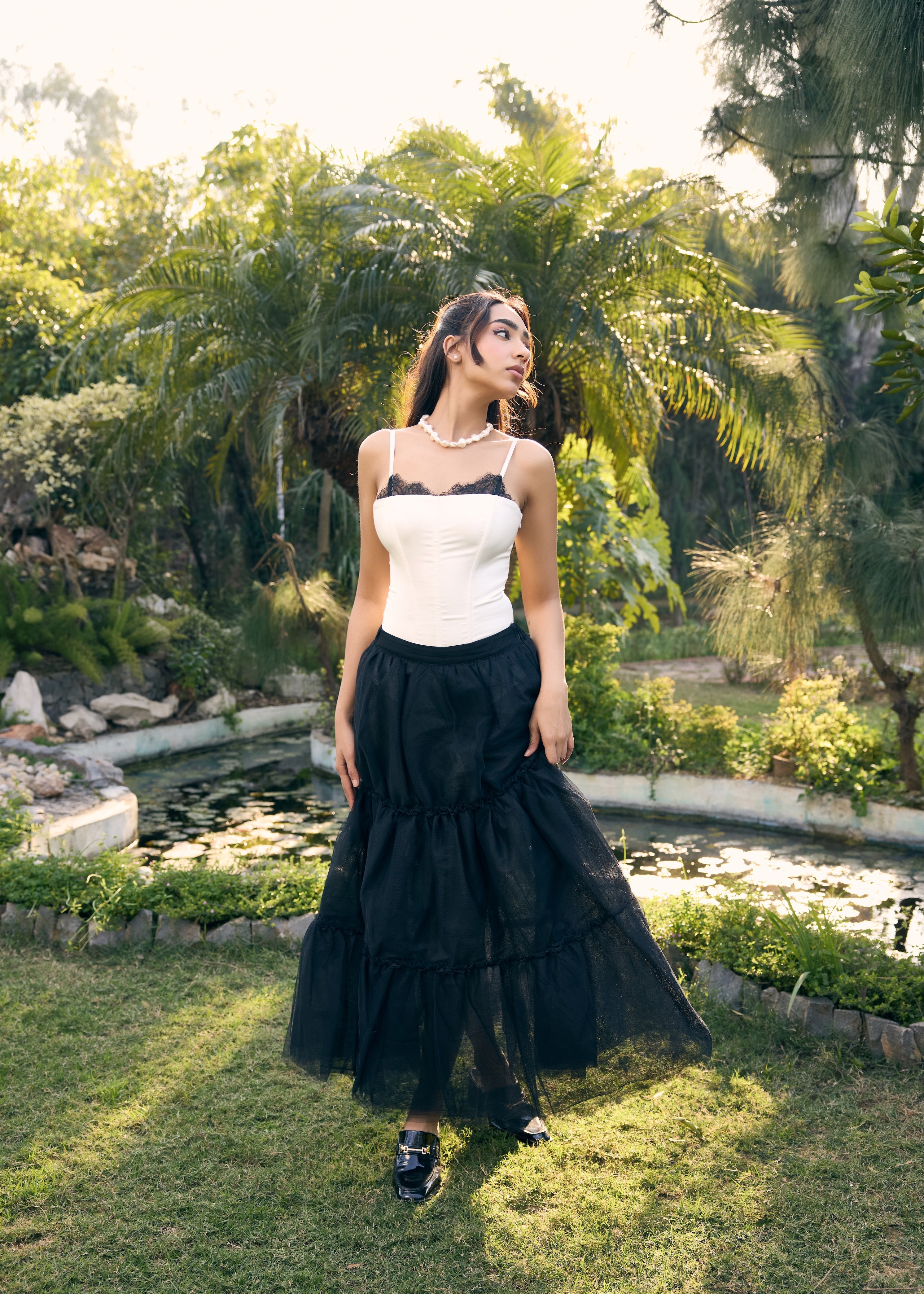 Fredercia Black Puff Tulle Skirt