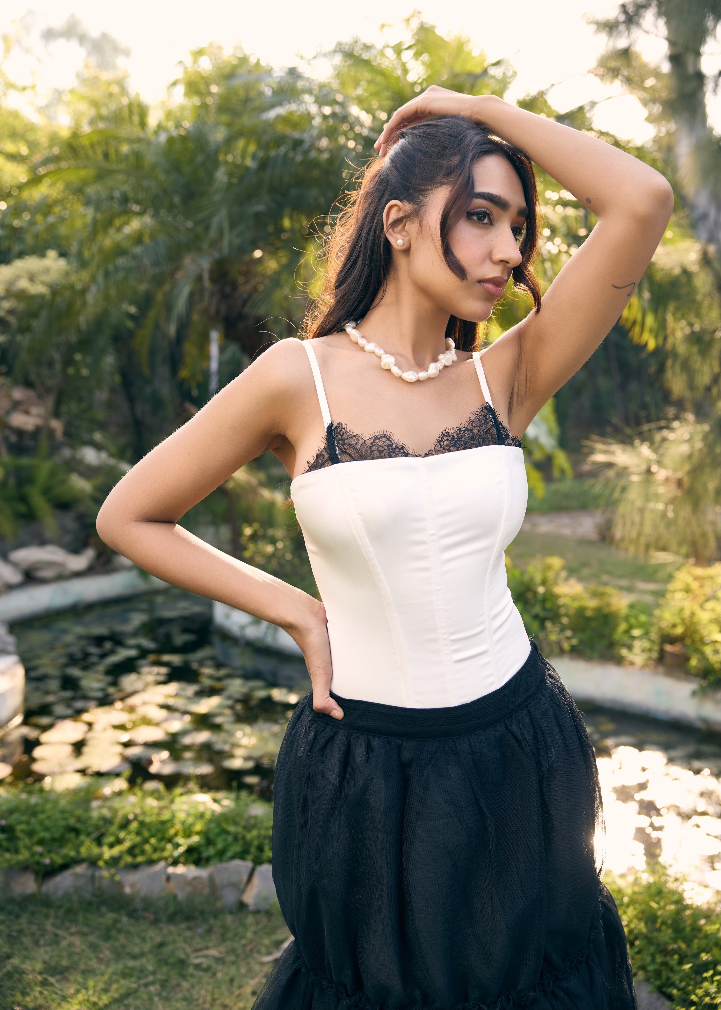 Fredercia Black Puff Tulle Skirt