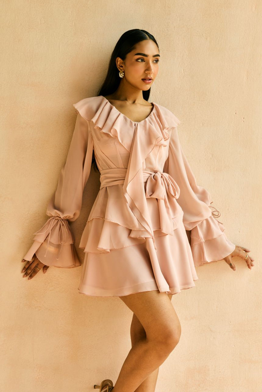 Aviva Ruffle Tie-Up Top