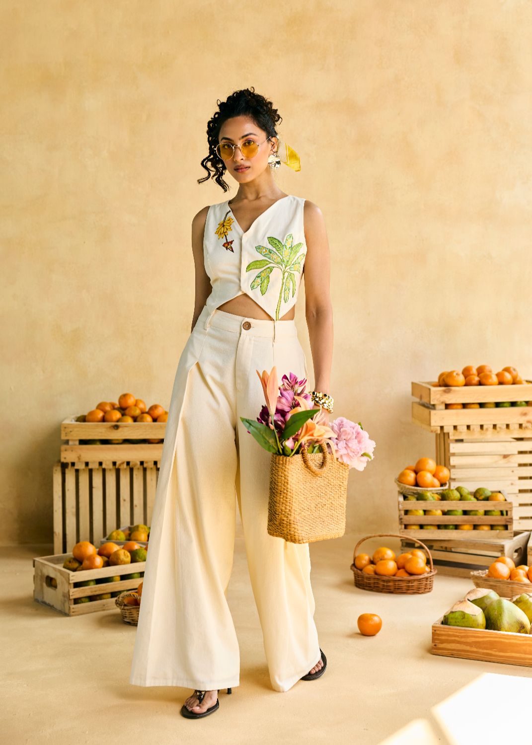 Kelam Phool Embroidered Top