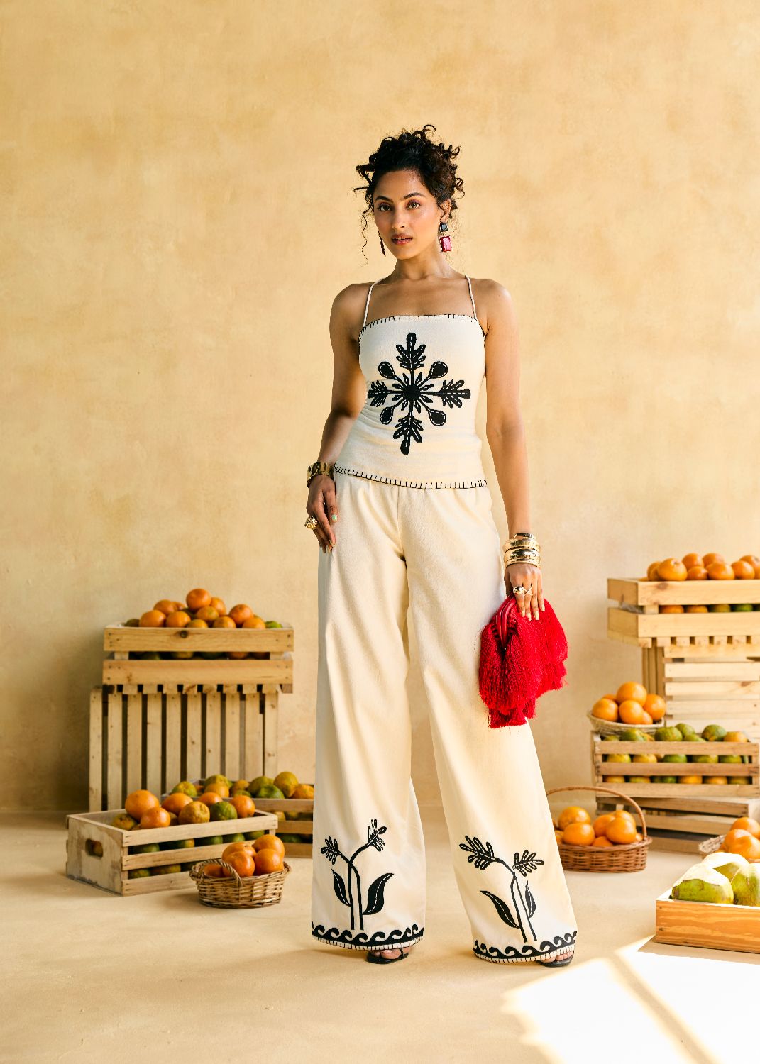 Kala Khatta Embroidered Pants