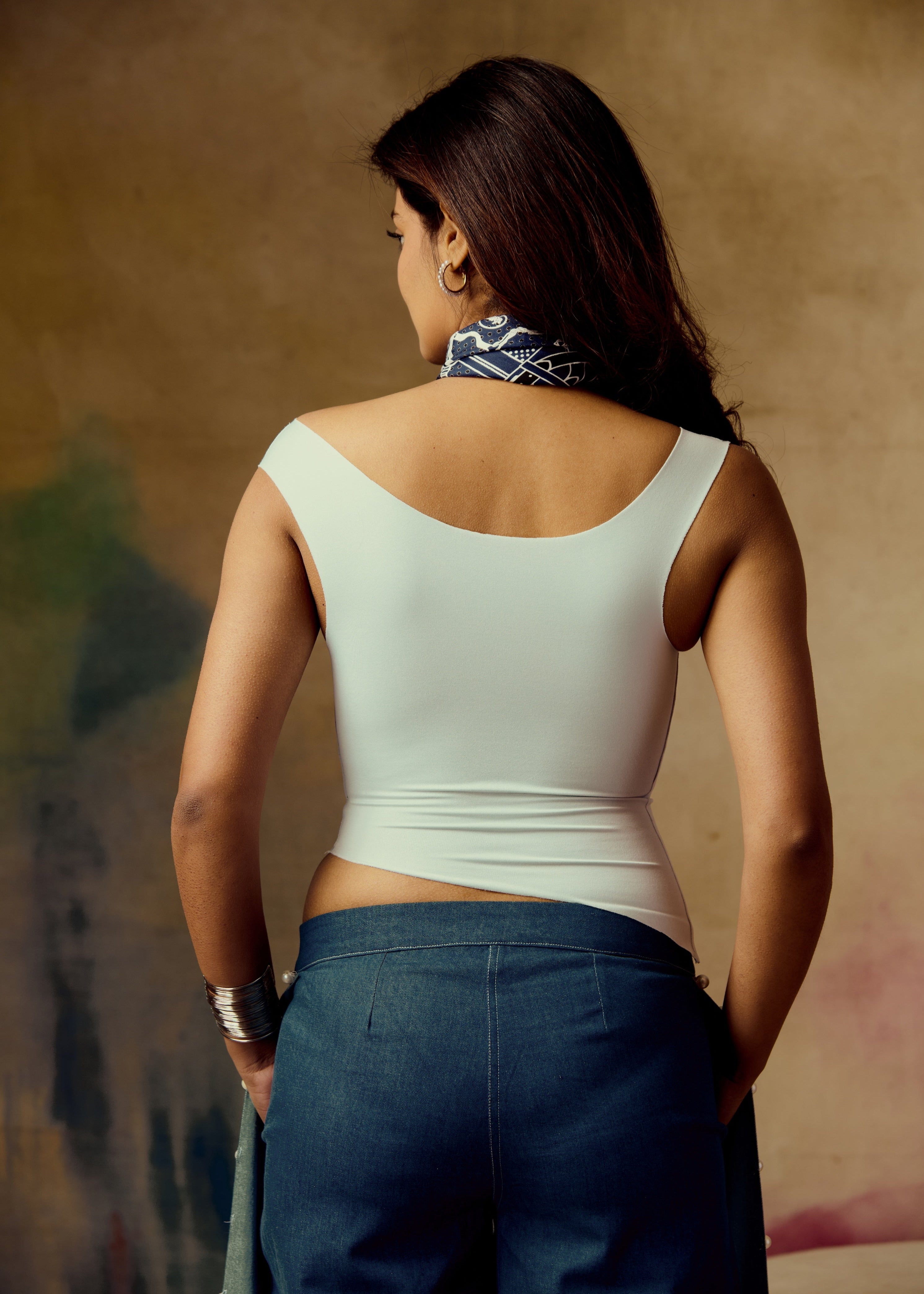 Aletta Baby Blue Seamless Top