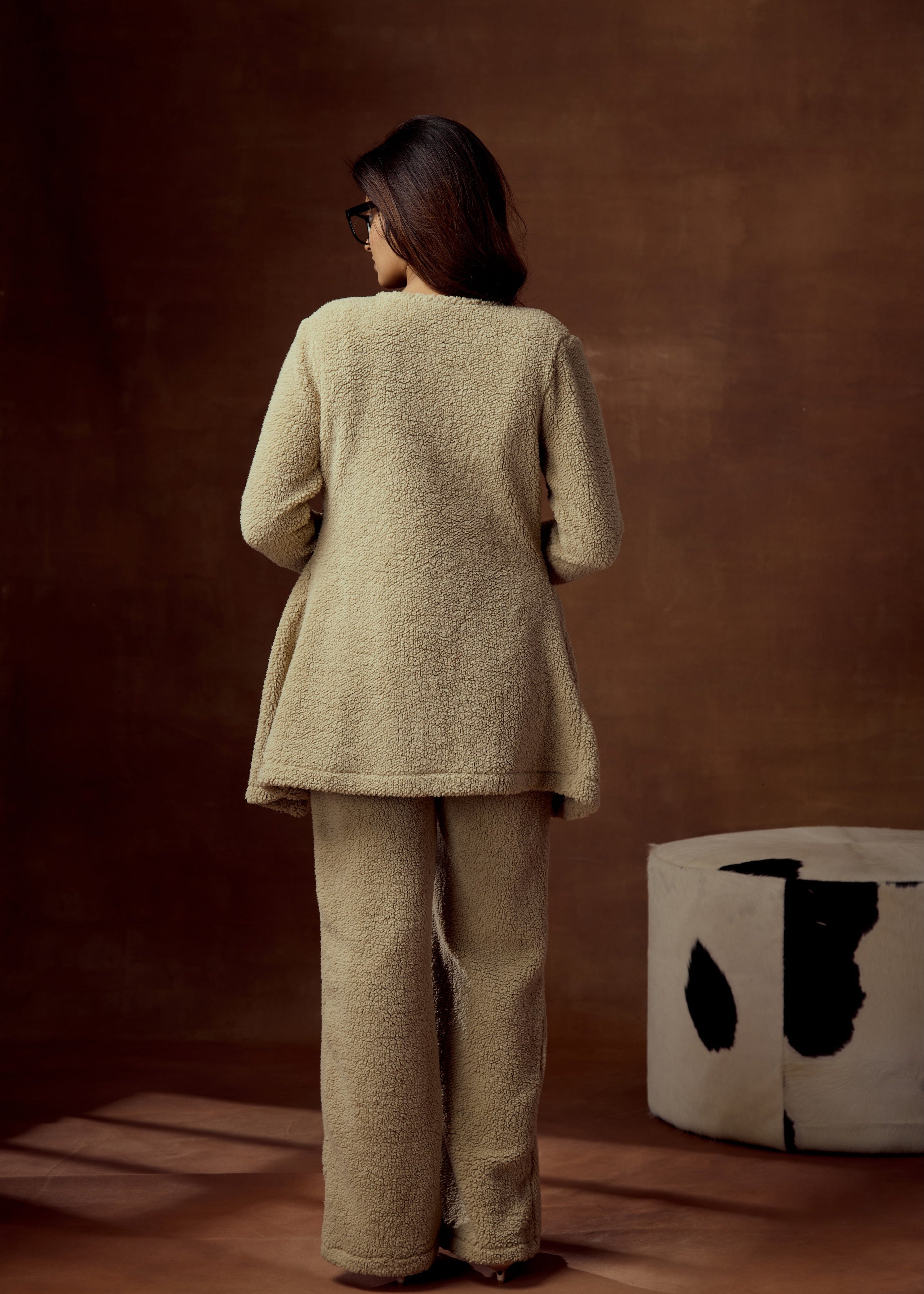 Betty Beige Short Cardigan