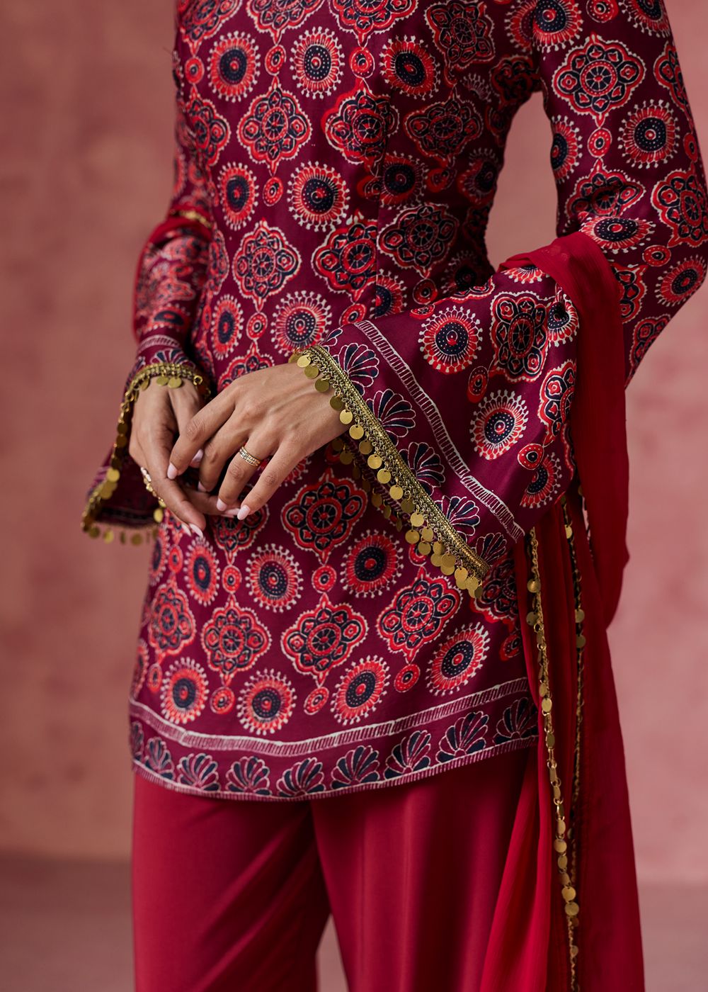 Aishwarya Ajrakh Print Kurta Set