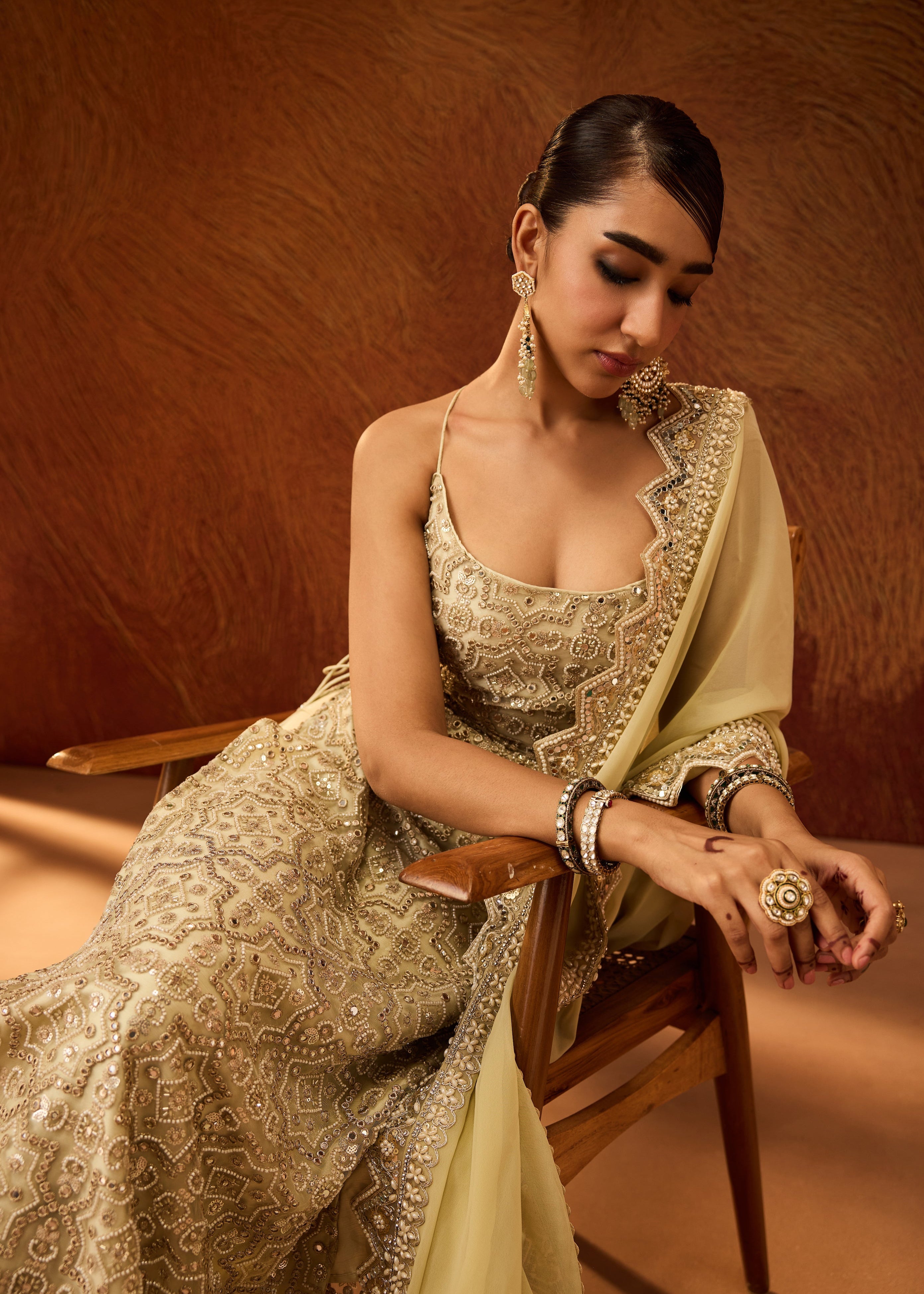 Ryka Mint Green Embroidered Kurta Set