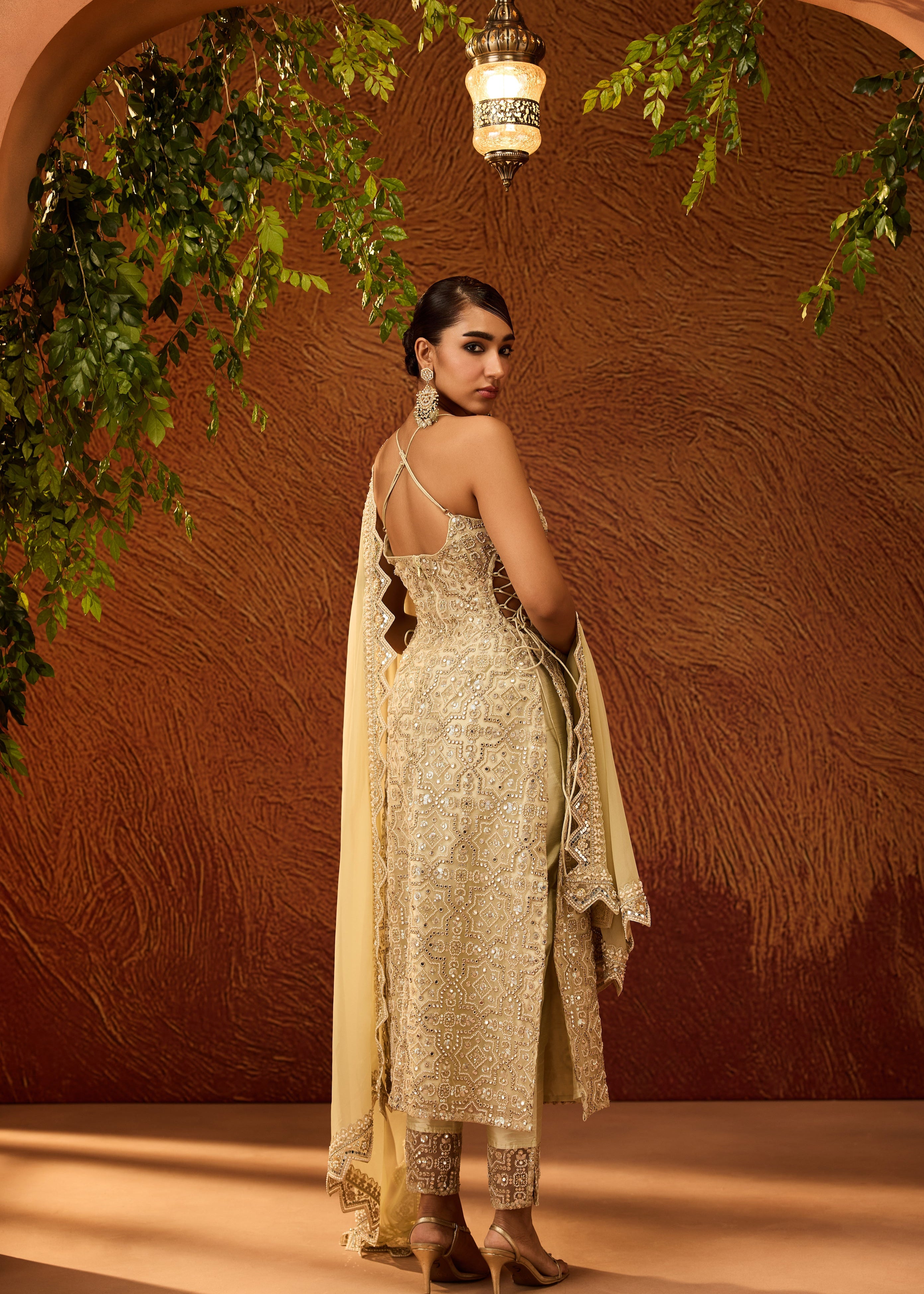 Ryka Mint Green Embroidered Kurta Set