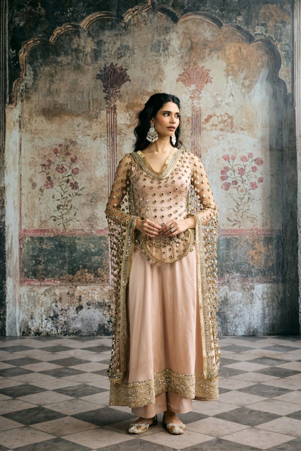 Ayinaat Mirror Handmade Dupatta