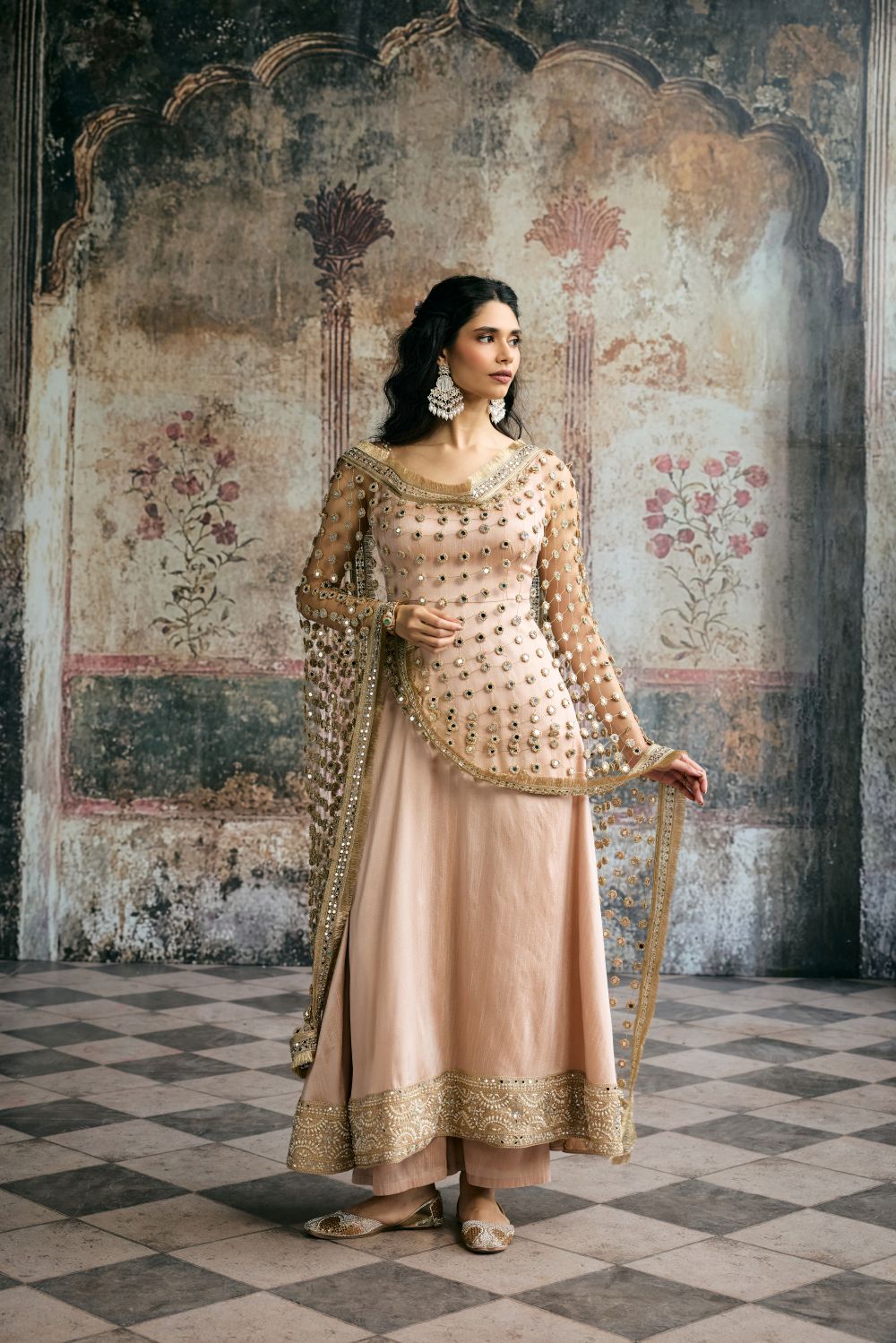 Ayinaat Mirror Handmade Dupatta