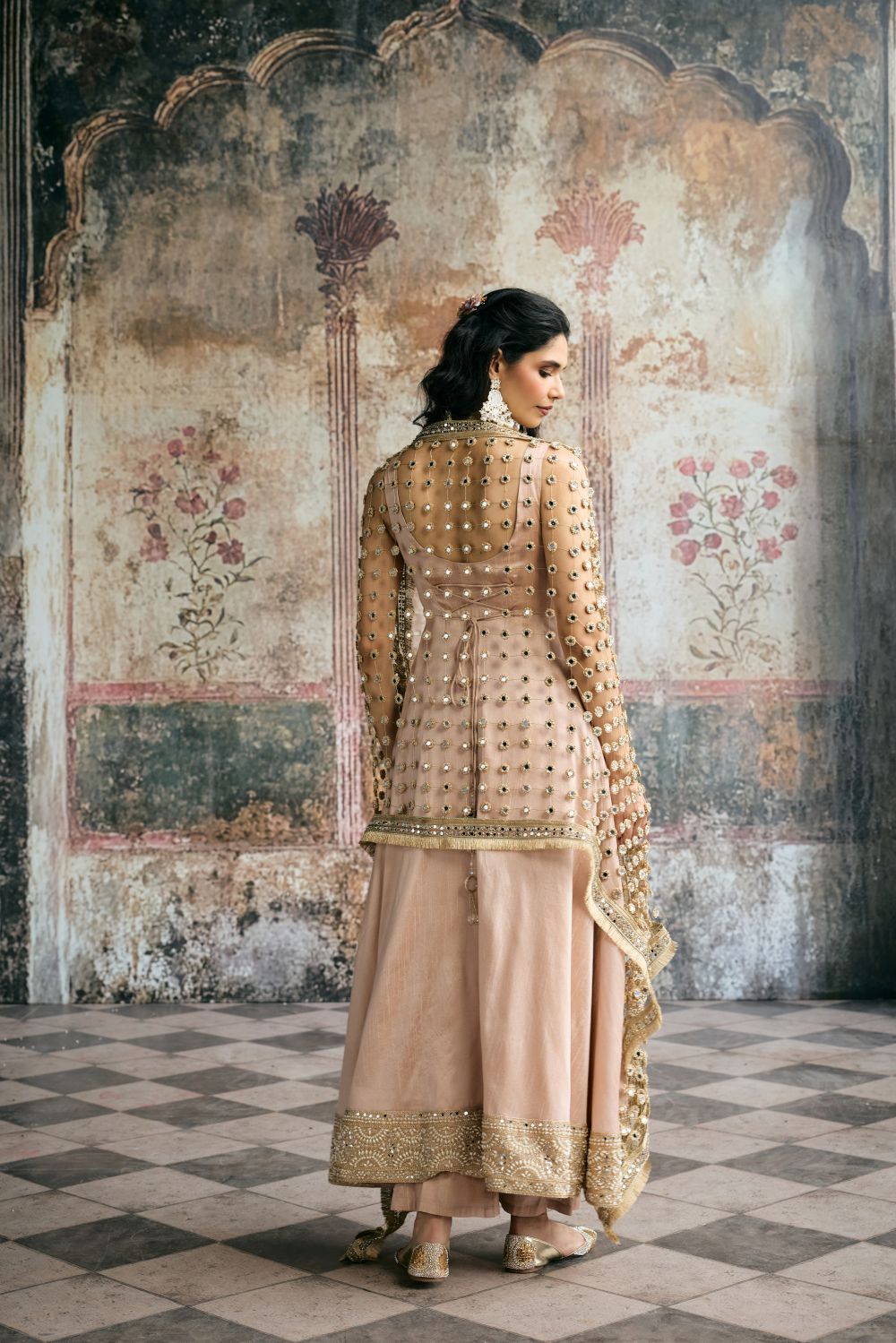 Ayinaat Mirror Handmade Dupatta