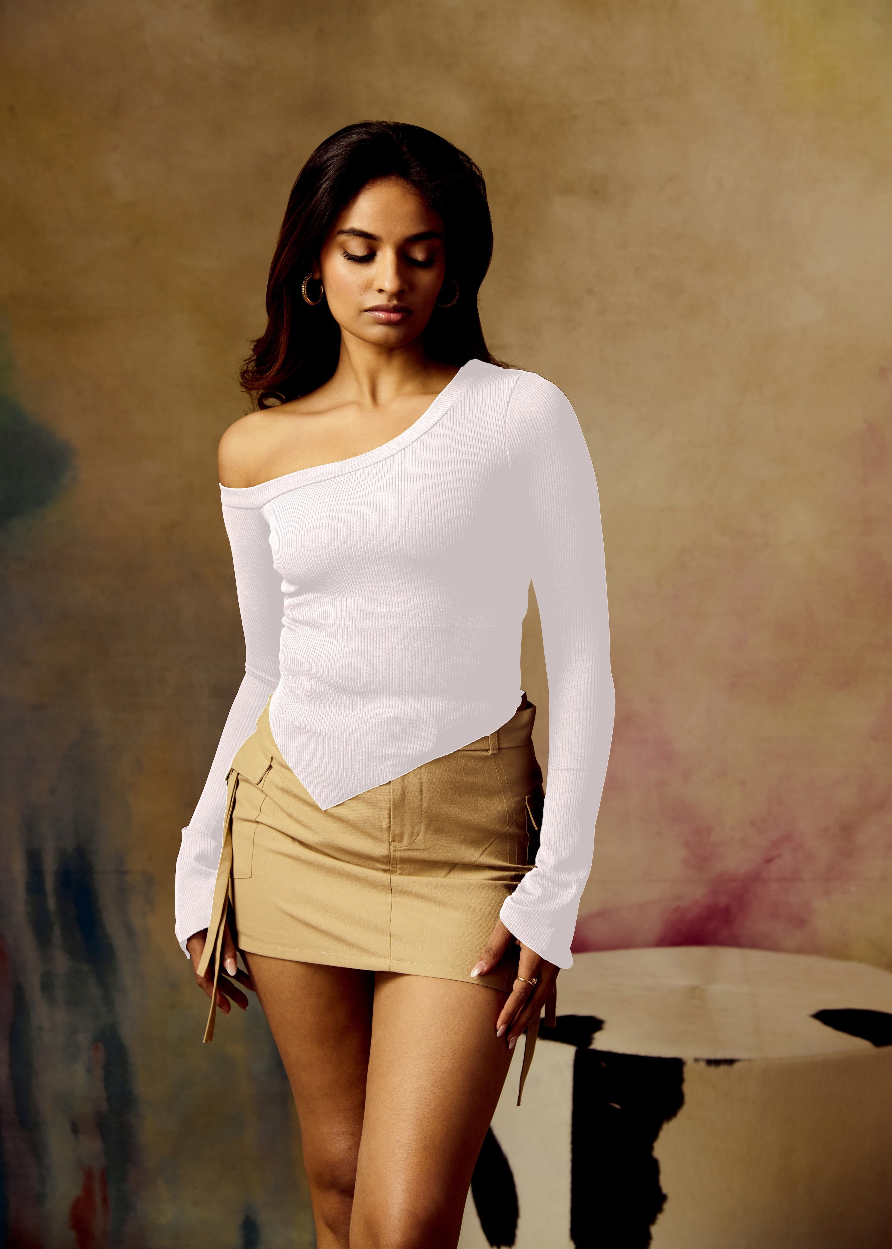 Malea White Off-Shoulder Top