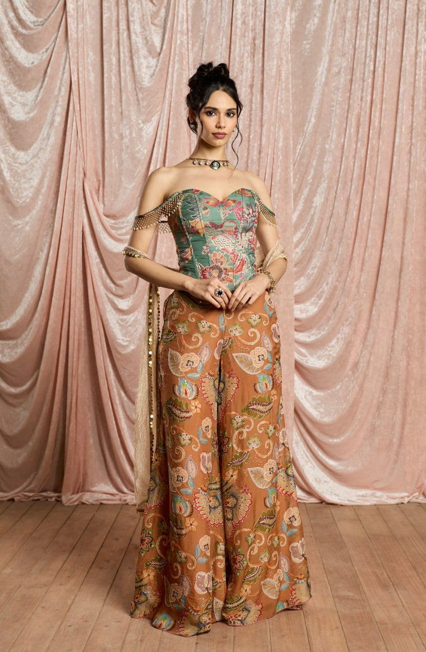 Mehrab Floral Corset