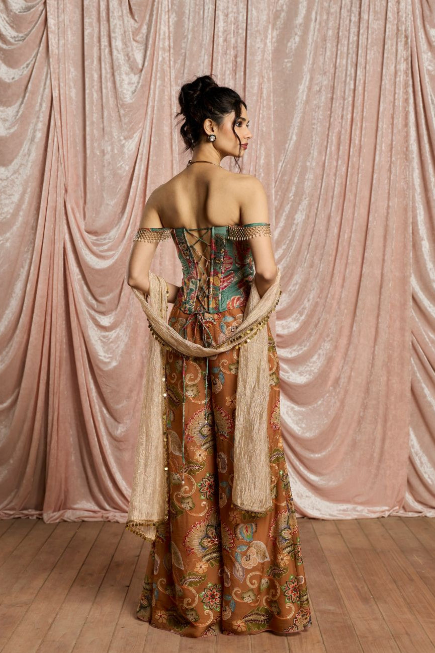 Mehrab Floral Corset