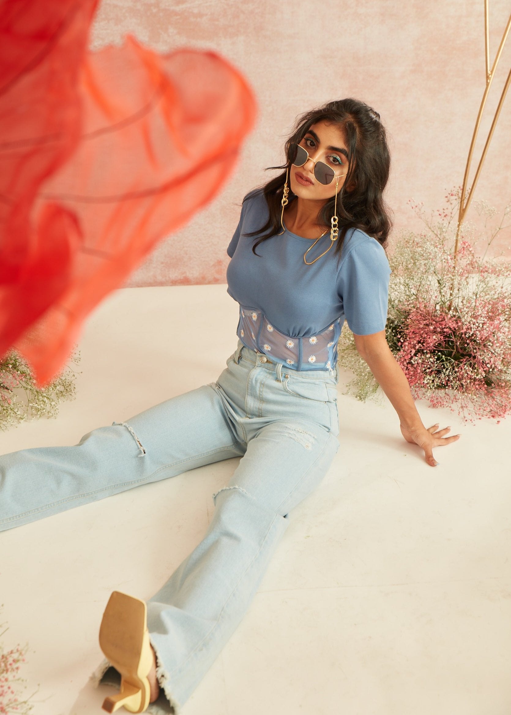 Wide Leg High Waist Jeans