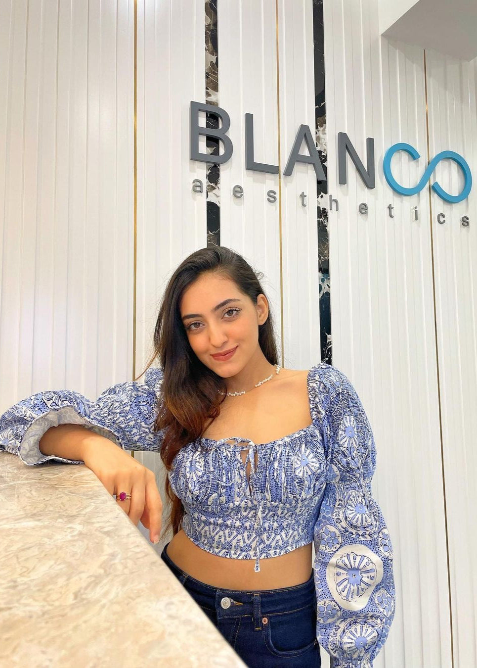 Calliope Puff Sleeve Crop Top