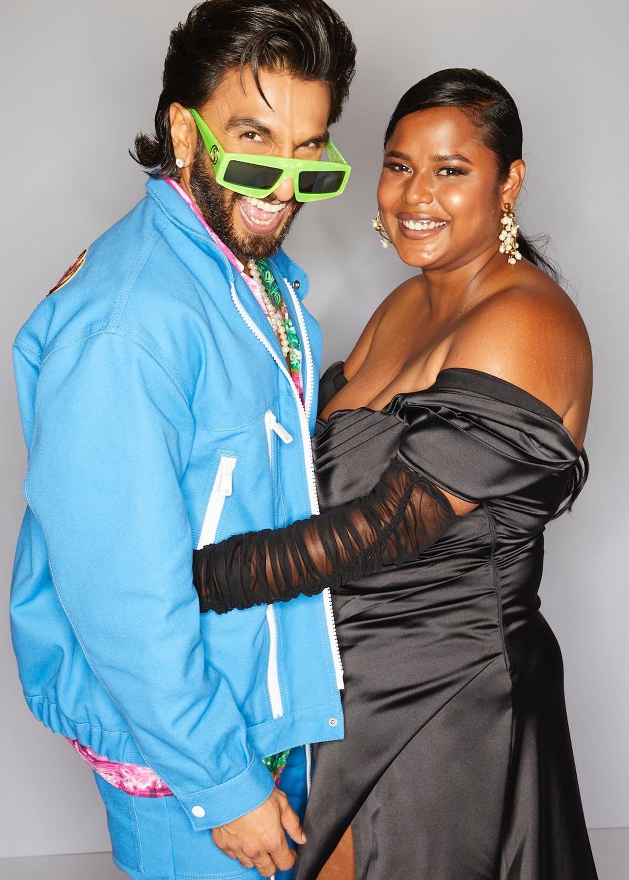 Celeste Black Satin Corset Gown