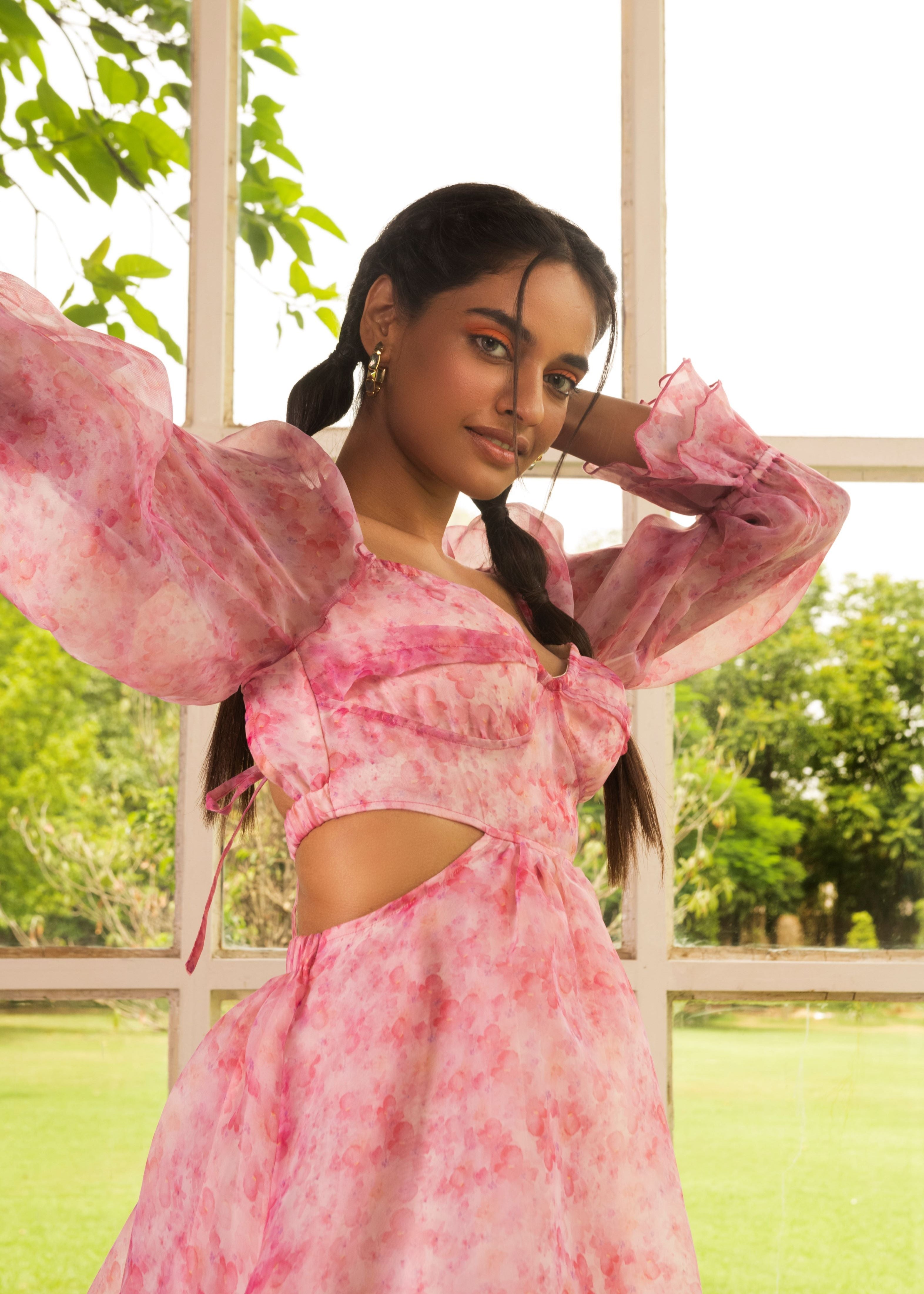 Organza Floral Dress