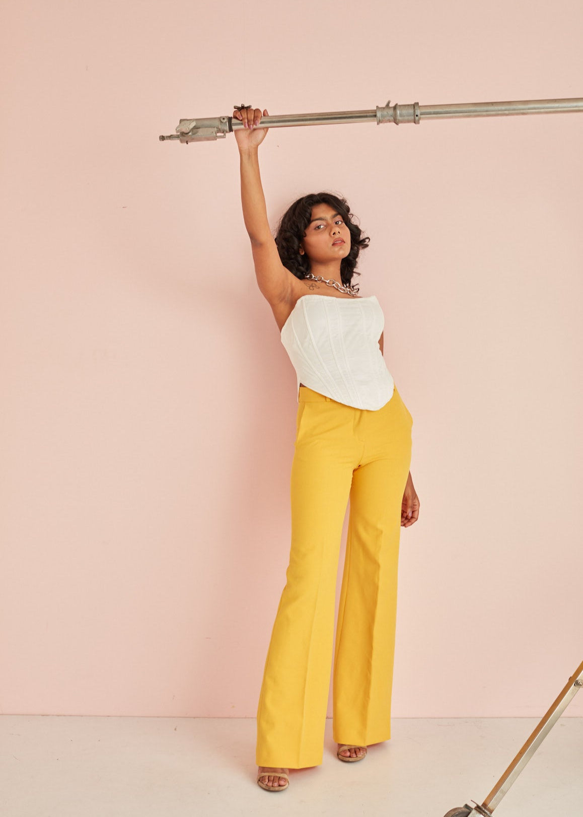 Jacque White Longline Corset