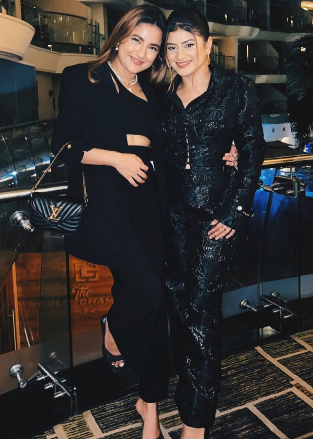 Black Embroidered Pants