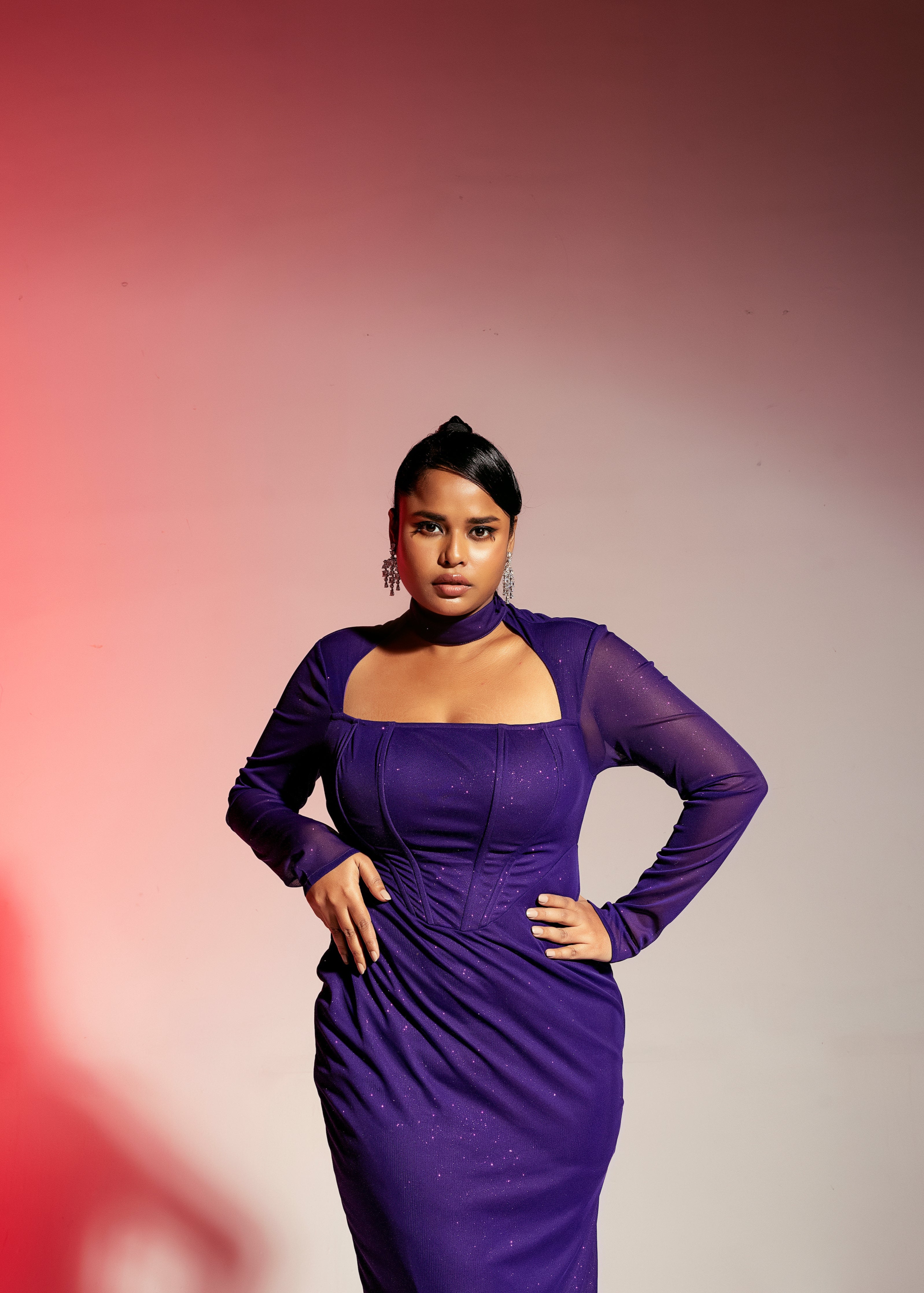 Cutout Midi Corset Dress