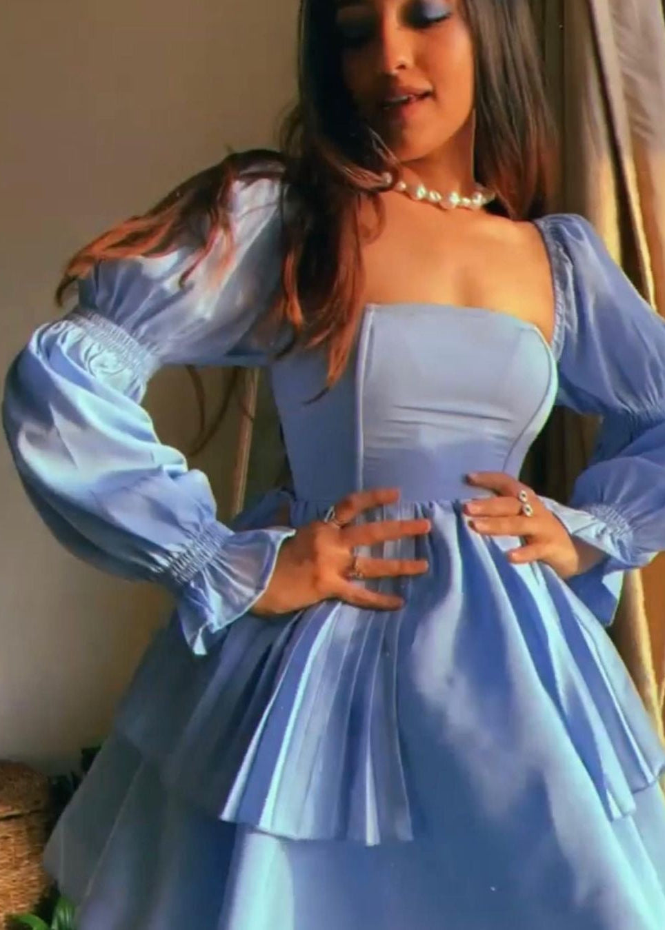 Blue pixie dress