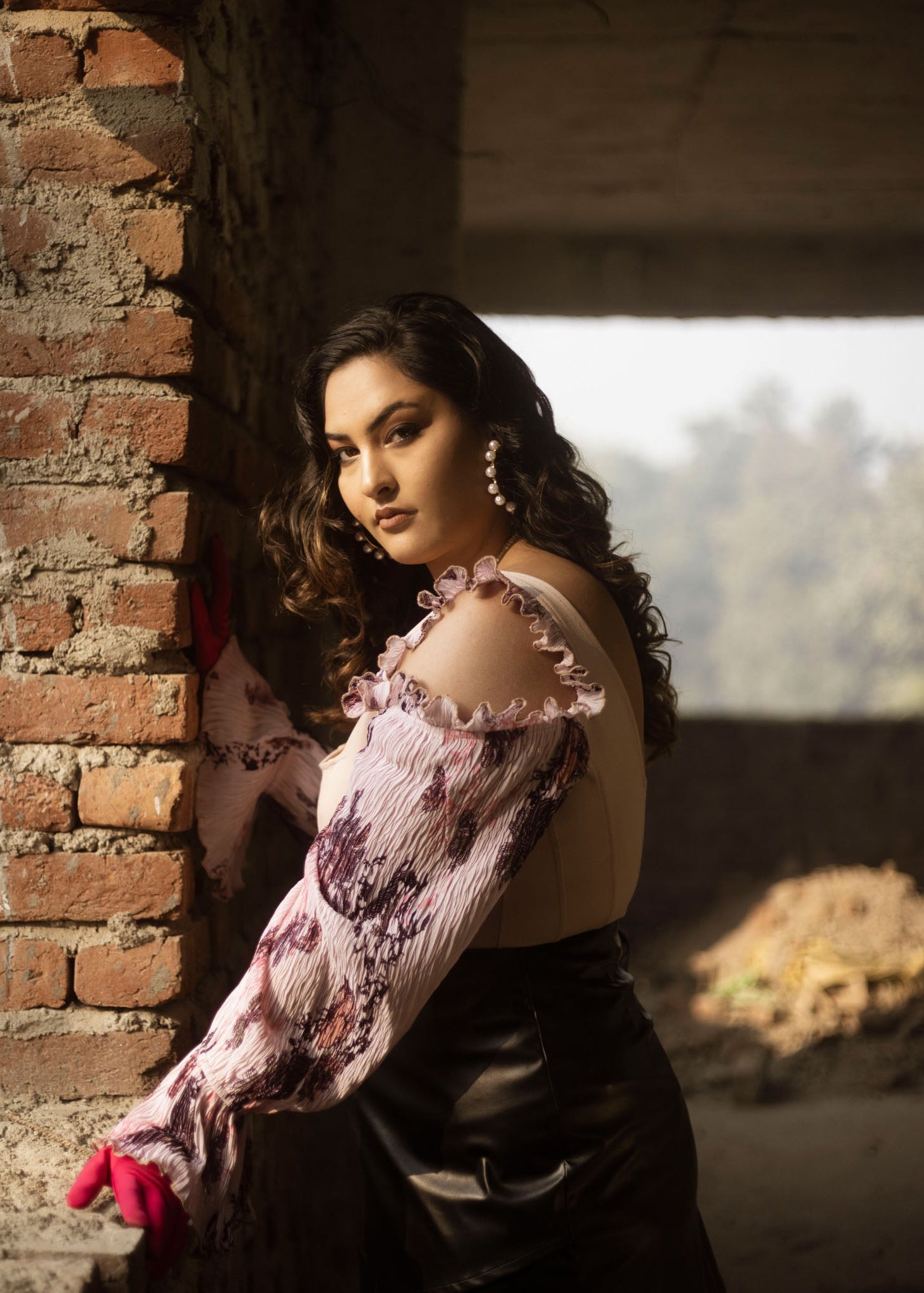 Sandra Chiffon Sleeve Bodysuit