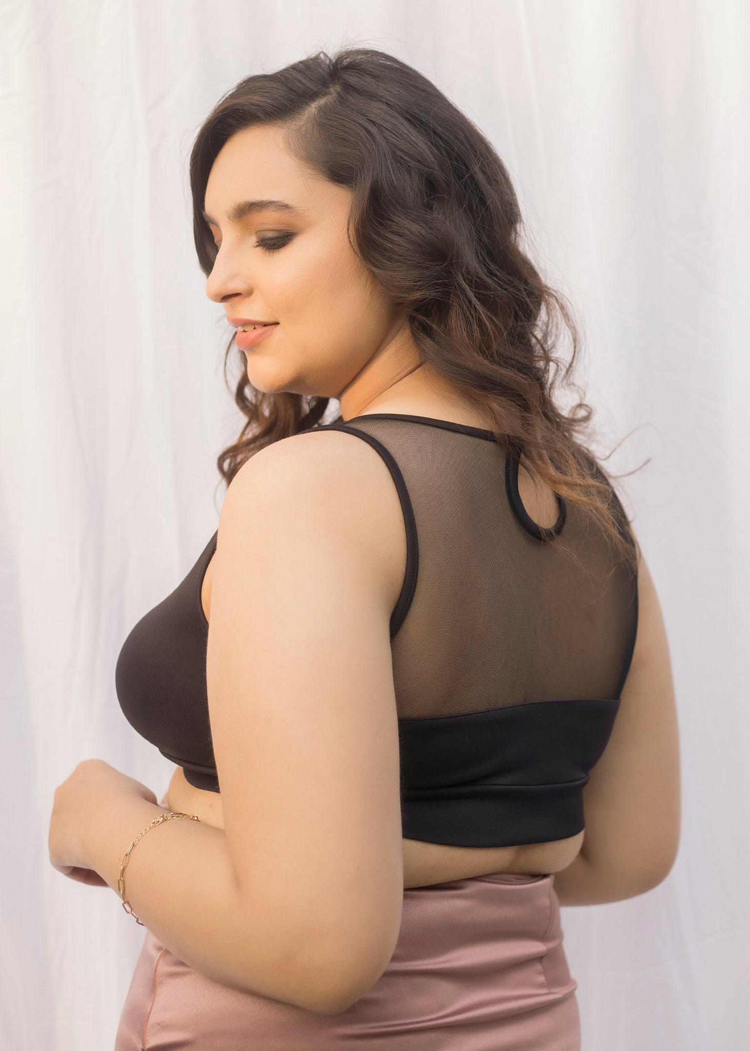 Buy Our Sophie Black Mesh Bralette