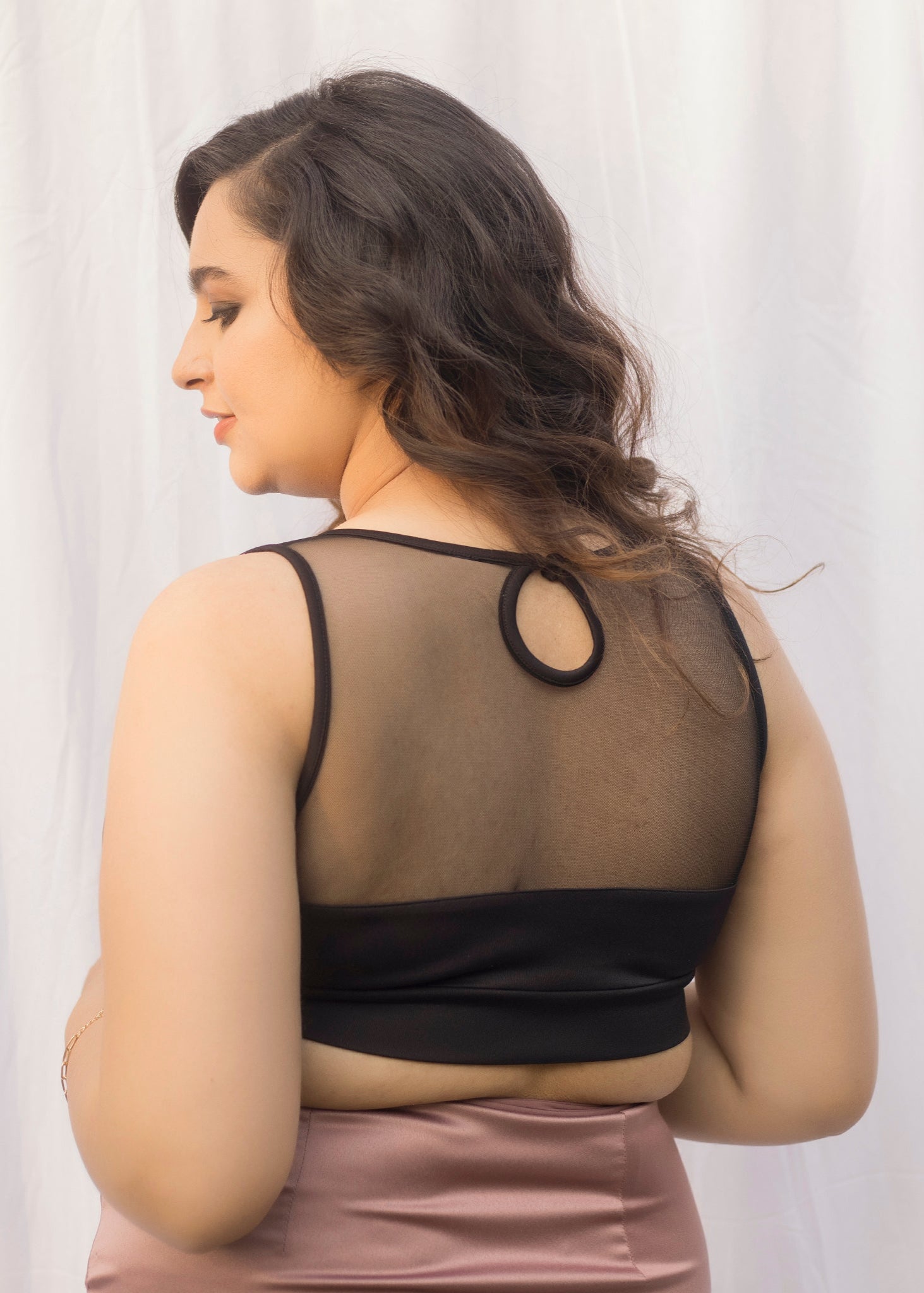 Buy Our Sophie Black Mesh Bralette